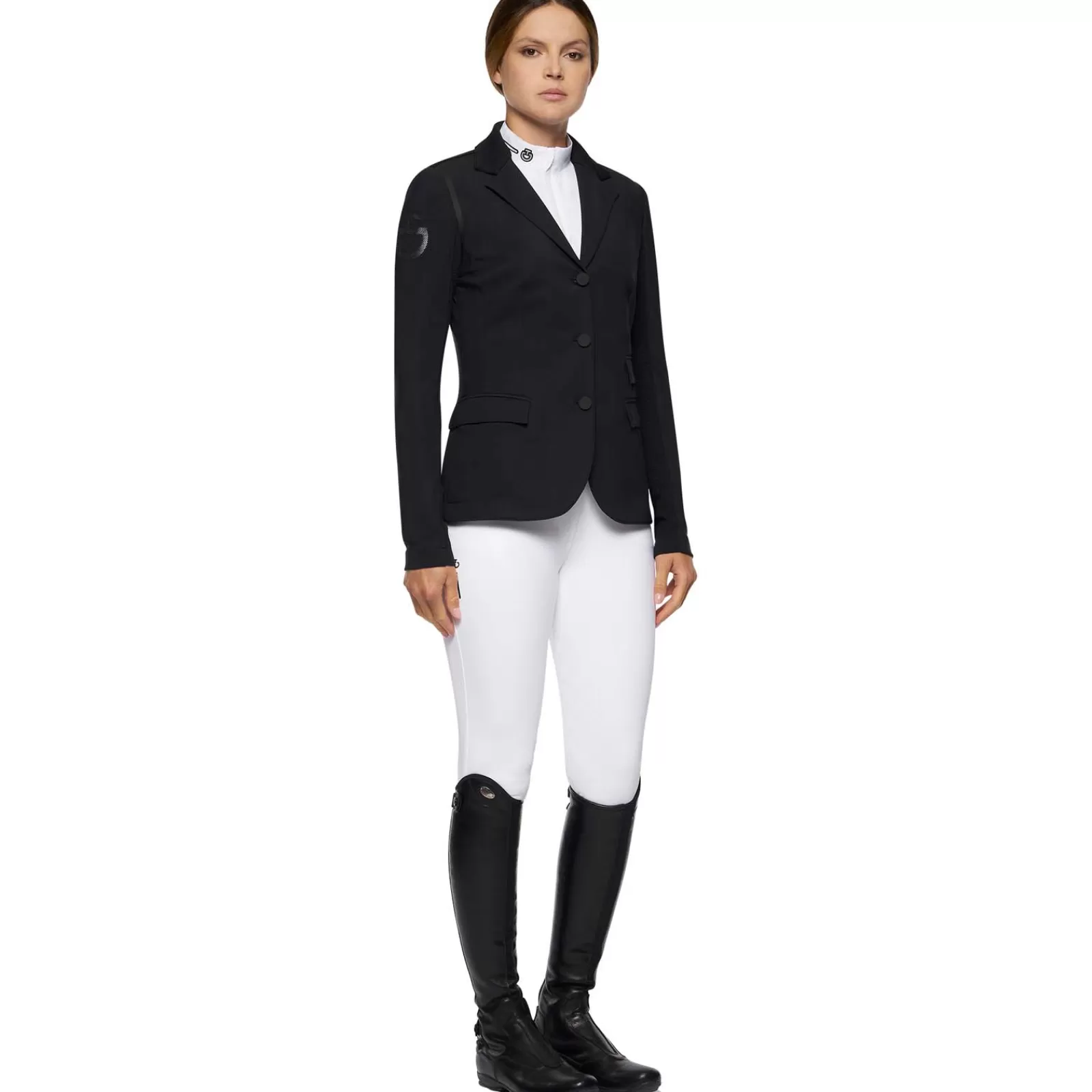 Show Clothing*cavalleriatoscana Cavalleria Toscana R-Evo Light Tech Knit Women'S Show Jacket Black