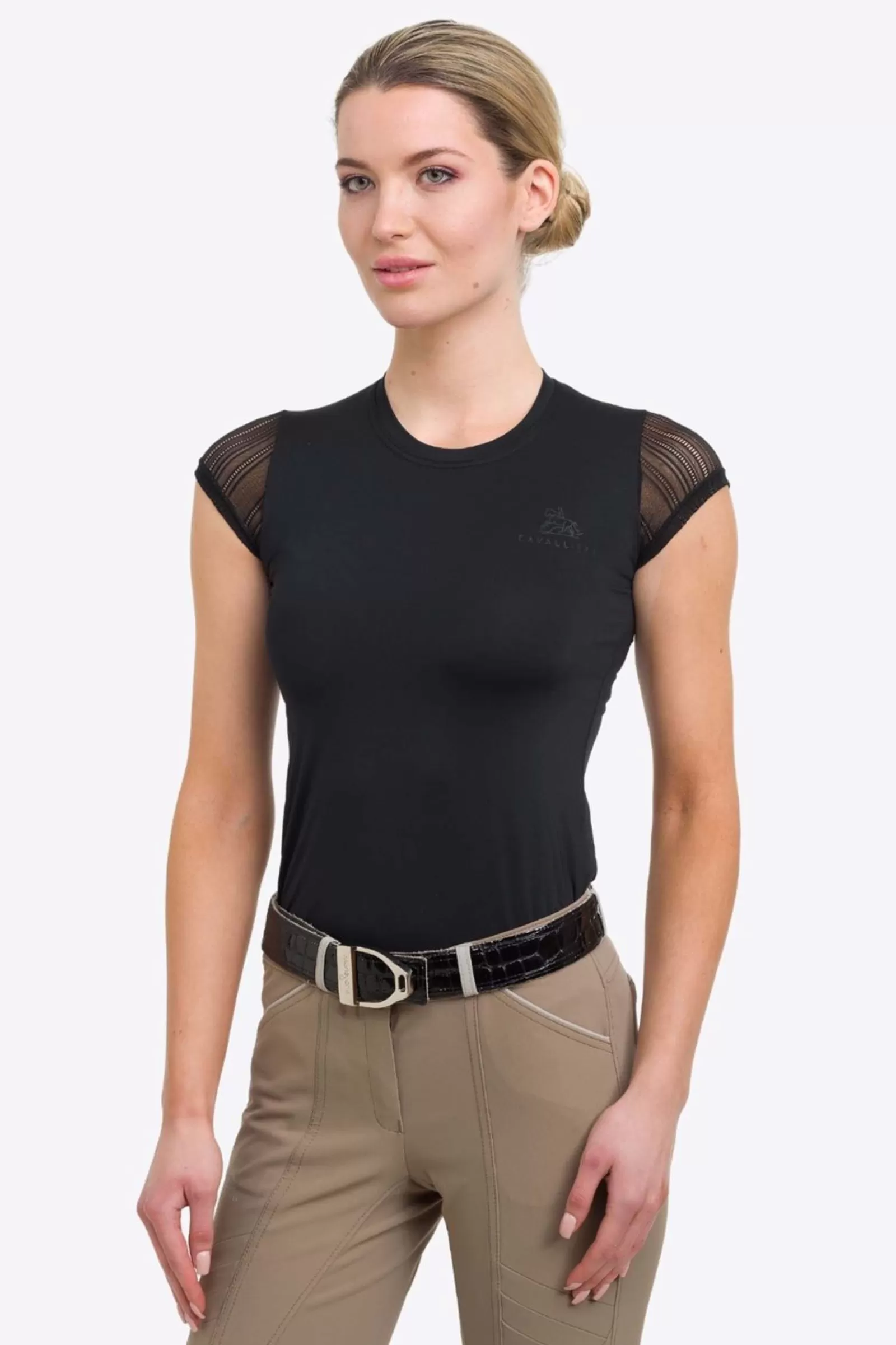 Tops & T-Shirts*cavalliera Casual Contessa Women'S Technical Riding Top Black