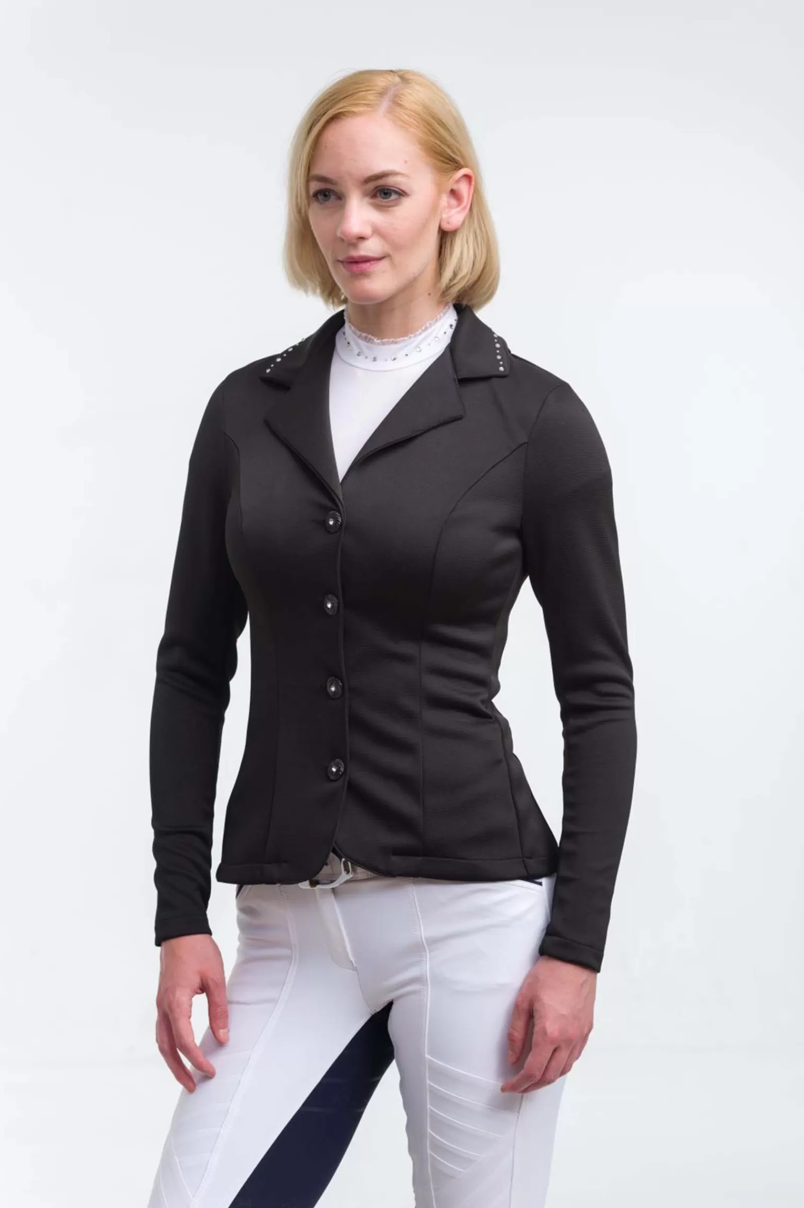 Show Clothing*cavalliera Crystal Second Skin Technology Women'S Show Jacket Black