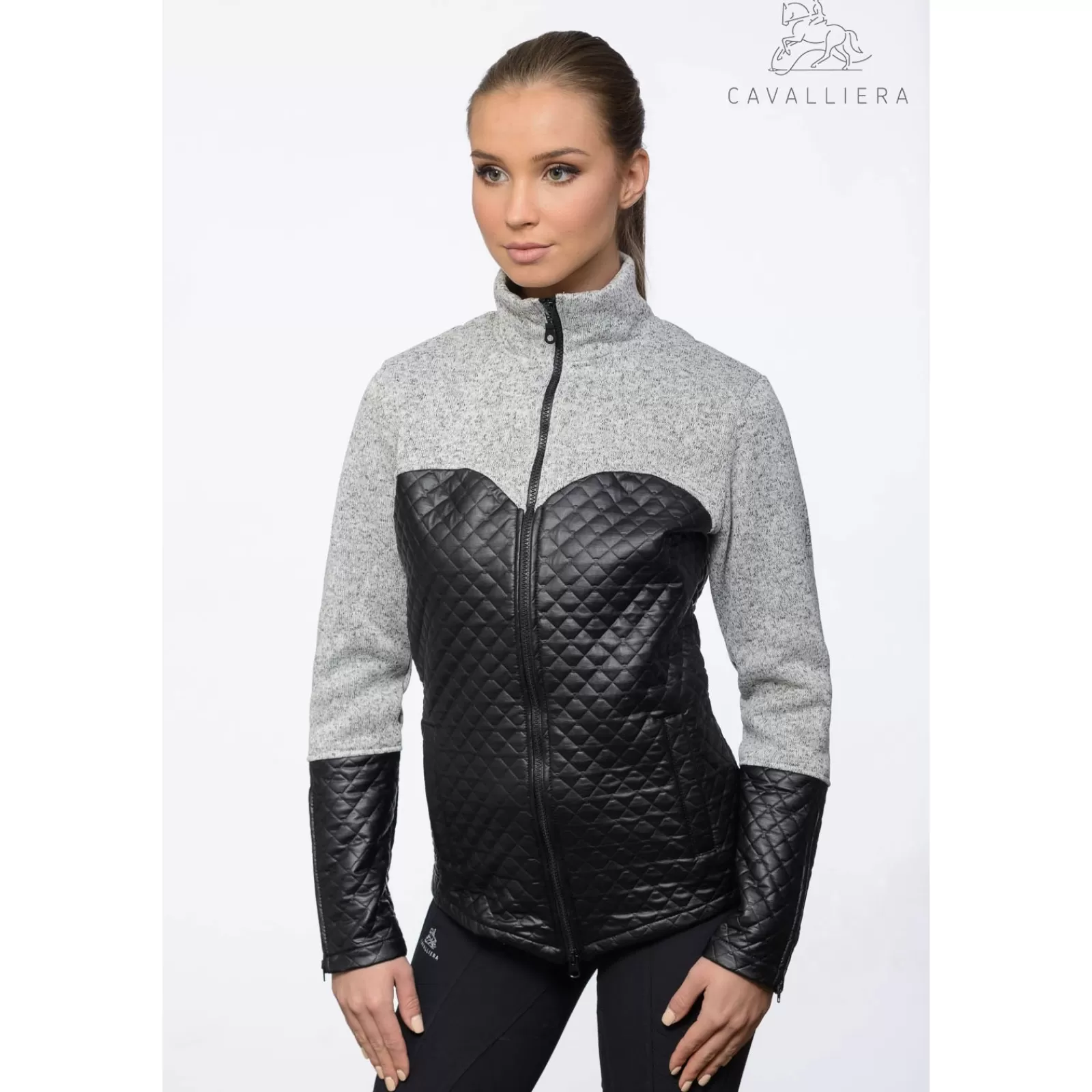 Coats & Jackets*cavalliera Riding Jacket With Waterproof Inserts Majesty Black/Melange Grey