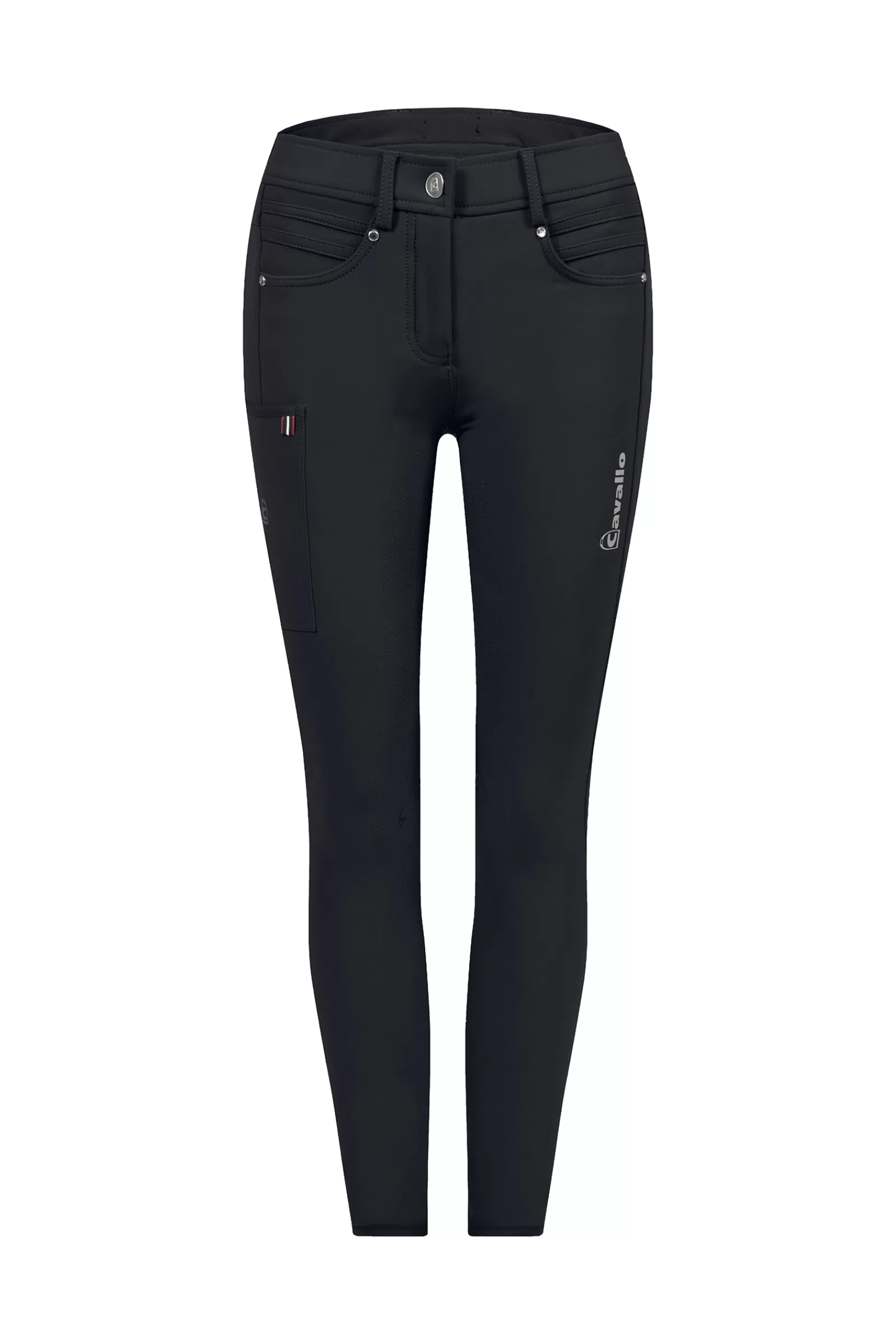 Jodhpurs & Breeches*cavallo Carole Grip S Kids' Full Seat Breeches Black