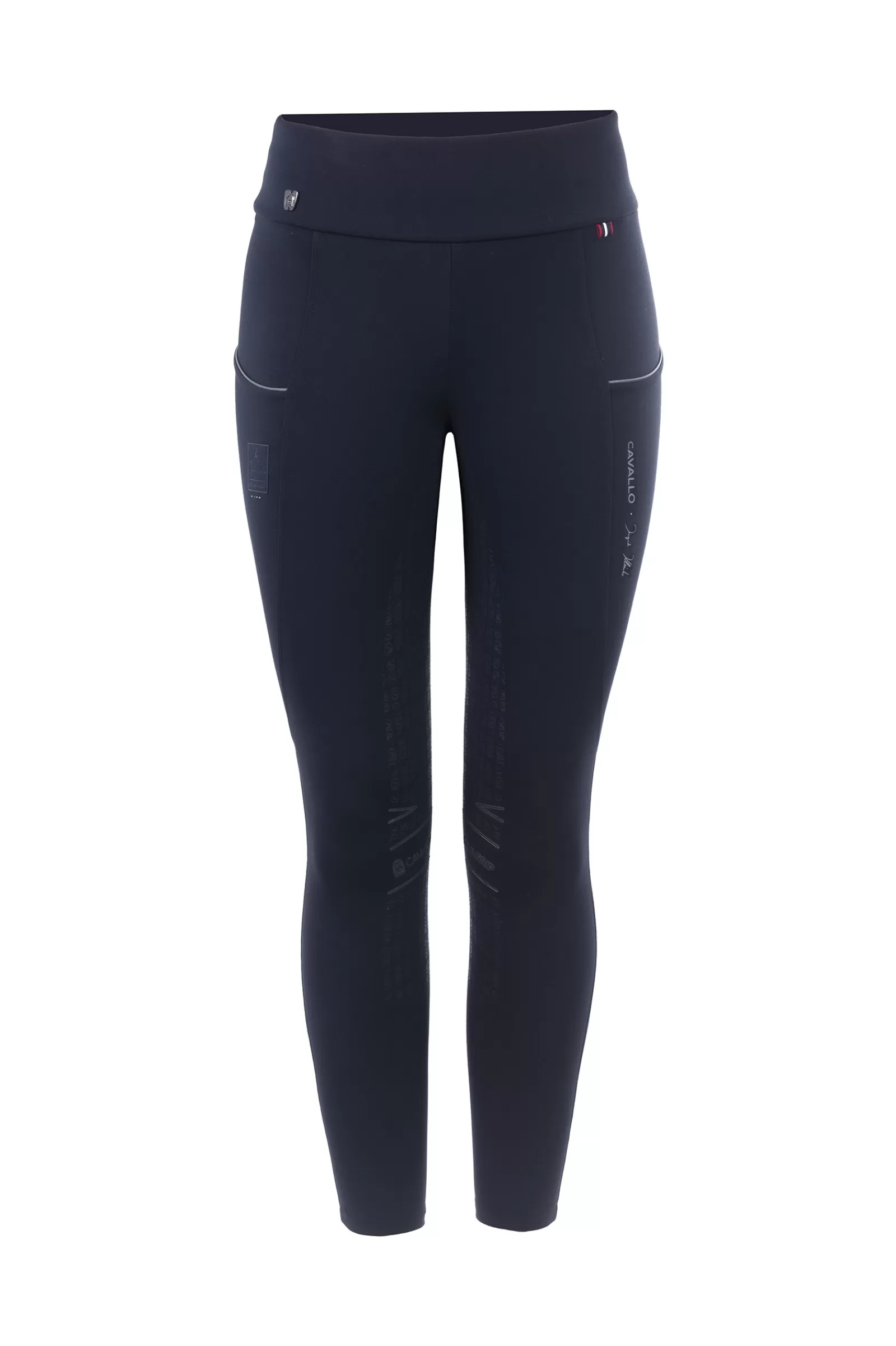 Riding Tights*cavallo Cavalina Women'S Fullseat Grip Riding Tights Darkblue