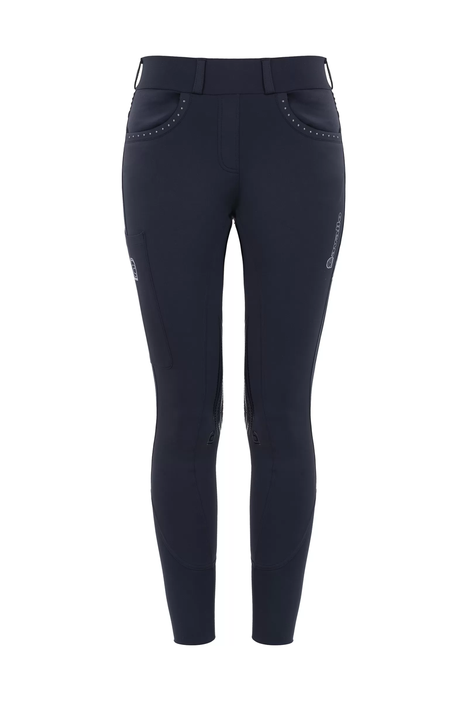 Riding Tights*cavallo Lee Grip Women'S Full Seat Riding Tights Db/Ab