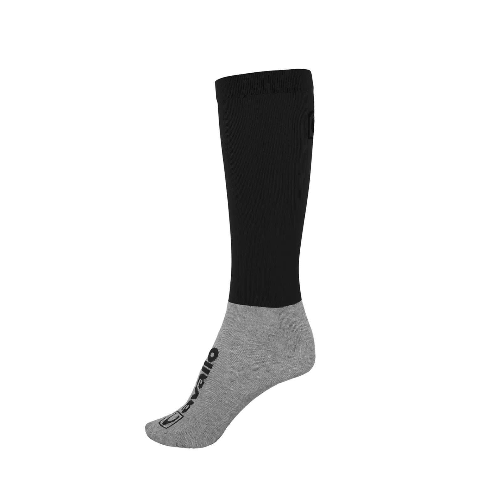 Riding Socks*cavallo Saba Duo Unisex Riding Socks Black/Gray