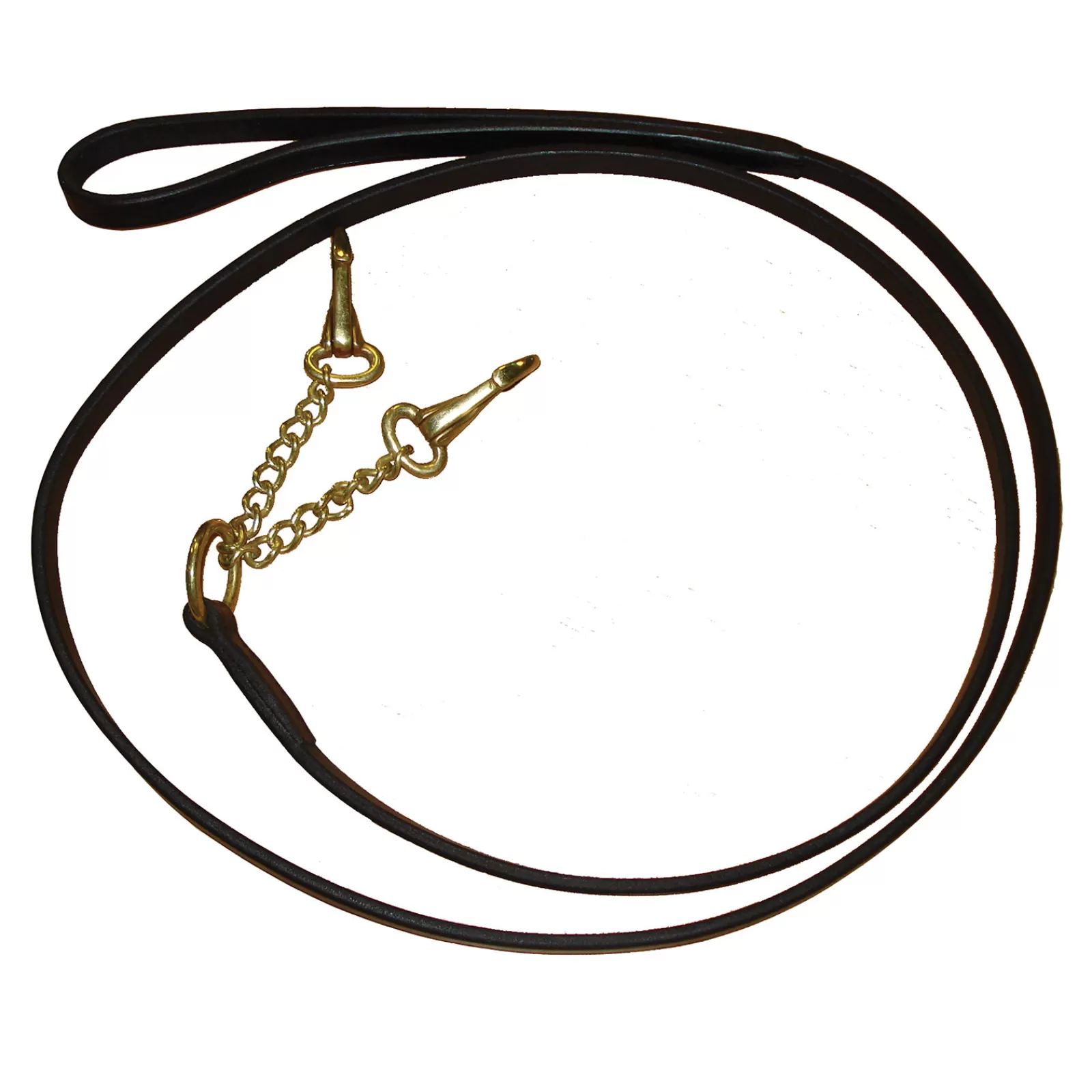 collegiate Leather Two Chain Lead> Lead Ropes