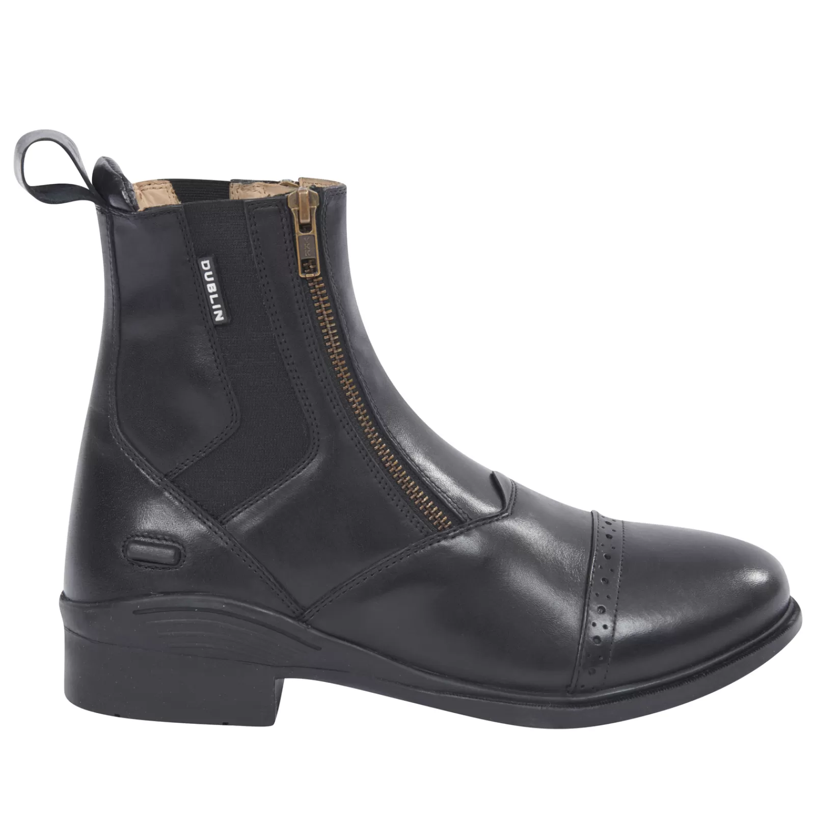 Jodhpur Boots*dublin Evolution Double Zip Front Paddock Boots Black