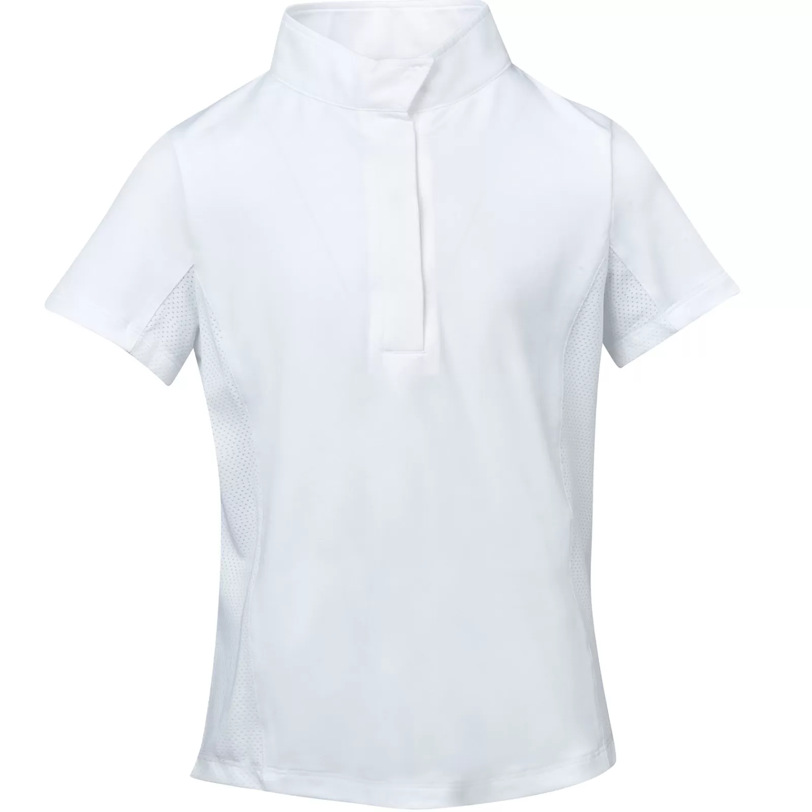 Show Clothing*dublin Ria Short Sleeve Competition Shirt Ladies Wh/Ab