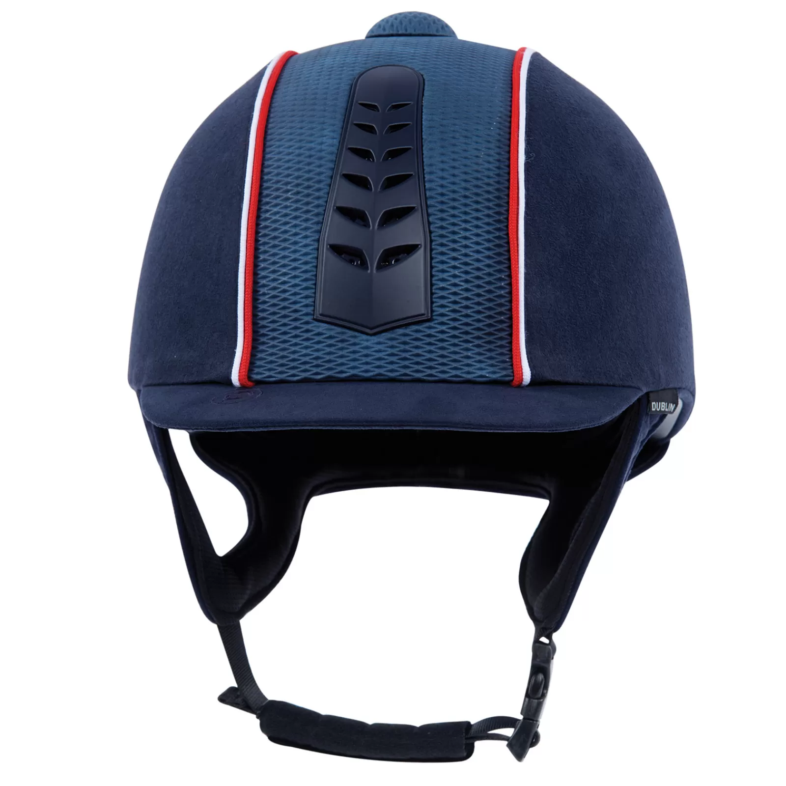 Riding Hats & Helmets*dublin Silver Pro Piped Helmet (52-55) Dark Blue/White/Red