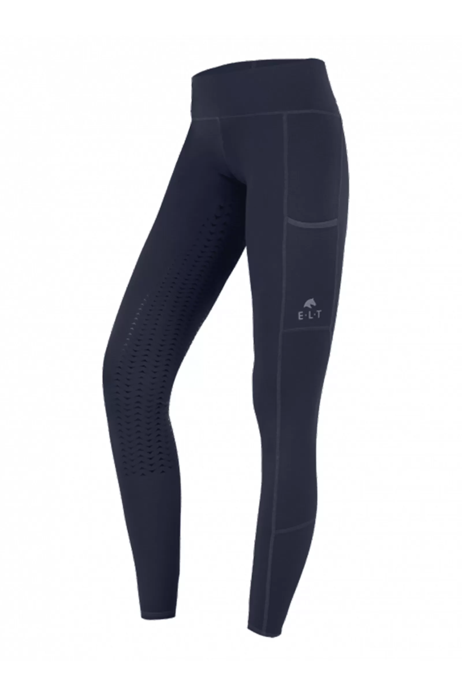 Riding Tights*elt Ella Kids' Full Grip Thermo Riding Tights Db/Ab