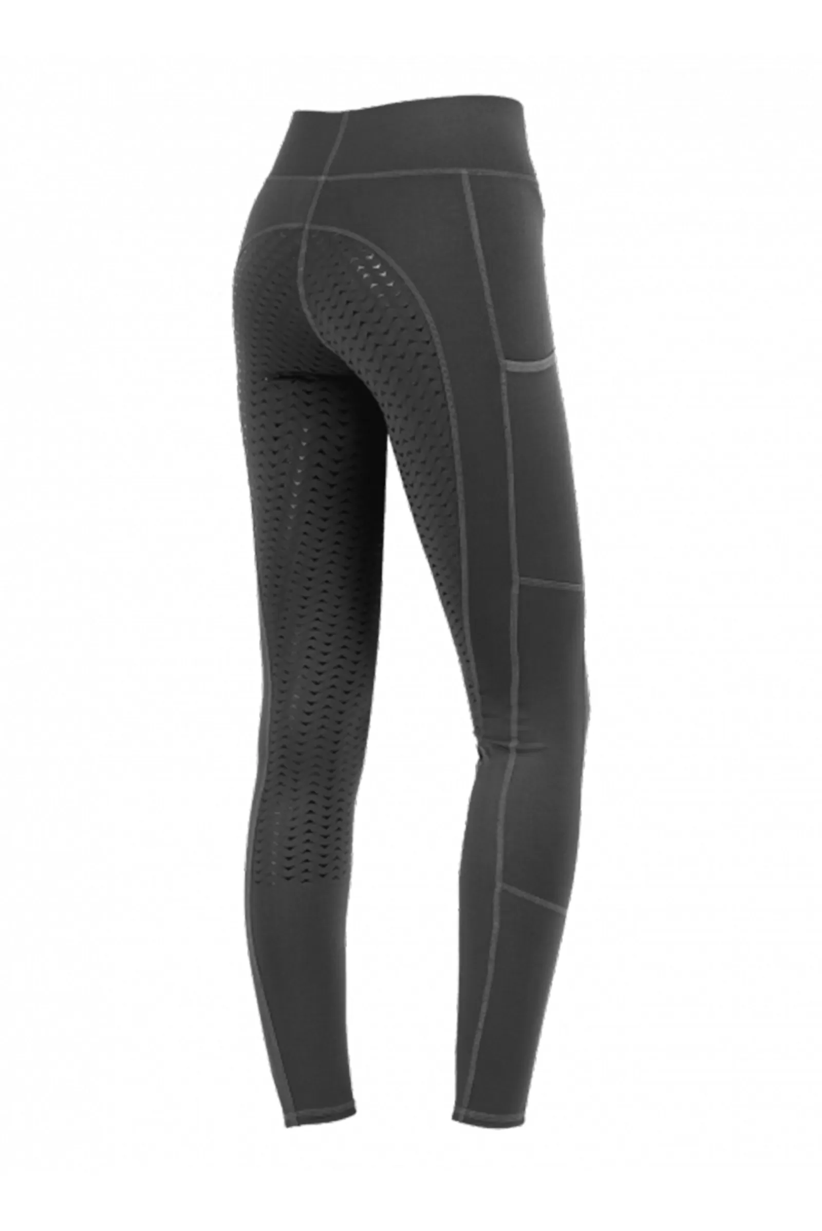 Riding Tights*elt Ella Women'S Full Grip Riding Tights Ash Grey