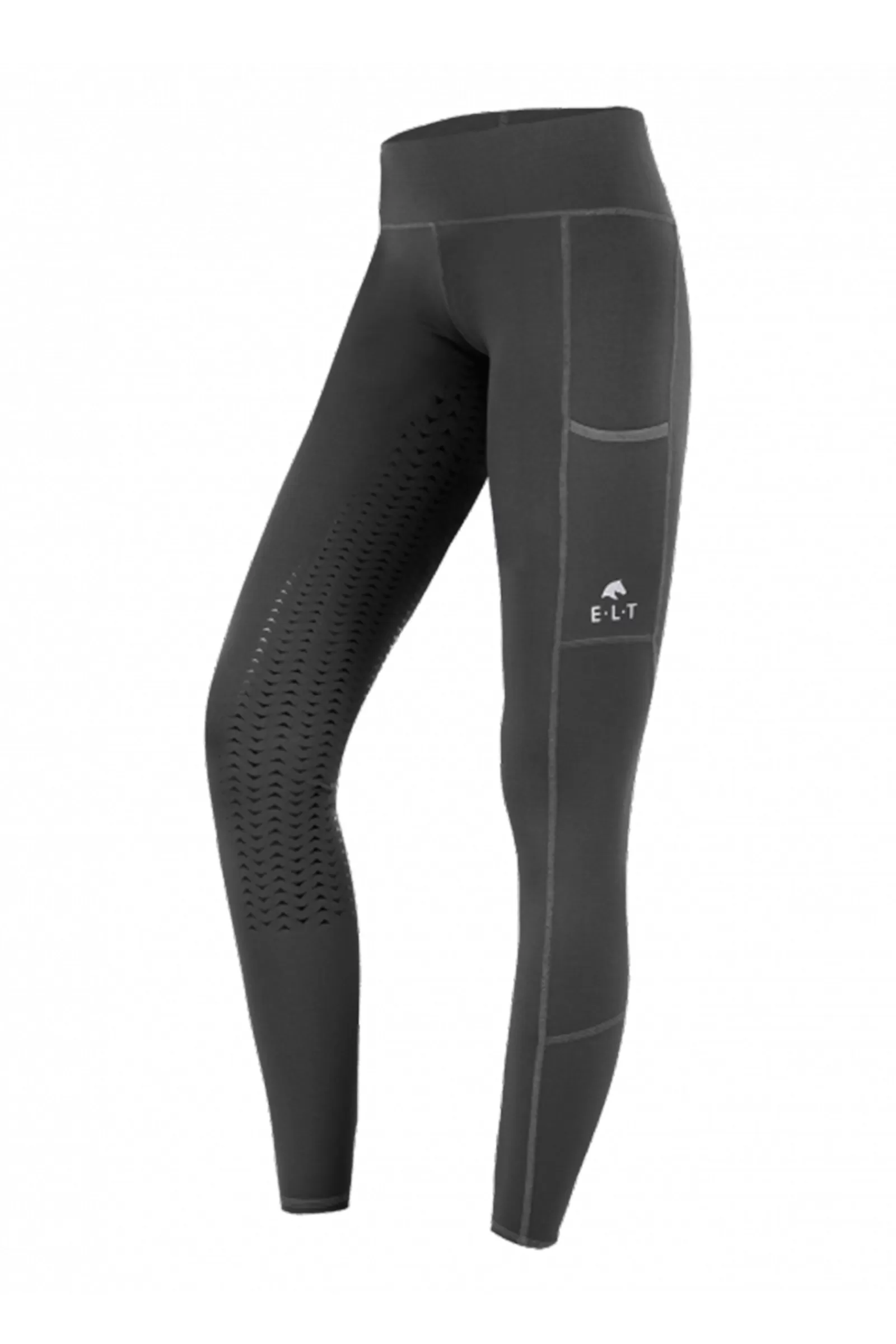 Riding Tights*elt Ella Women'S Full Grip Riding Tights Ash Grey