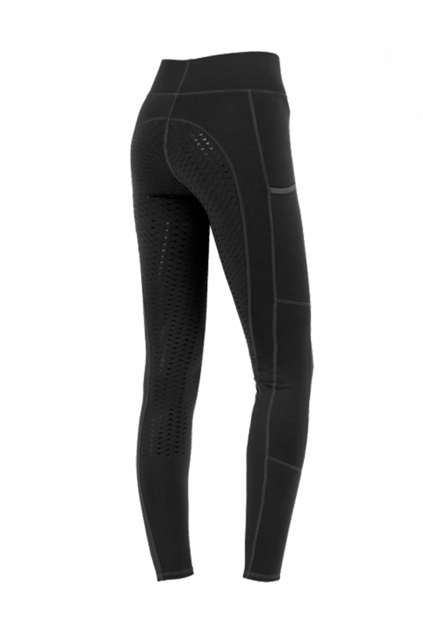 Riding Tights*elt Ella Women'S Full Grip Thermo Riding Tights Black