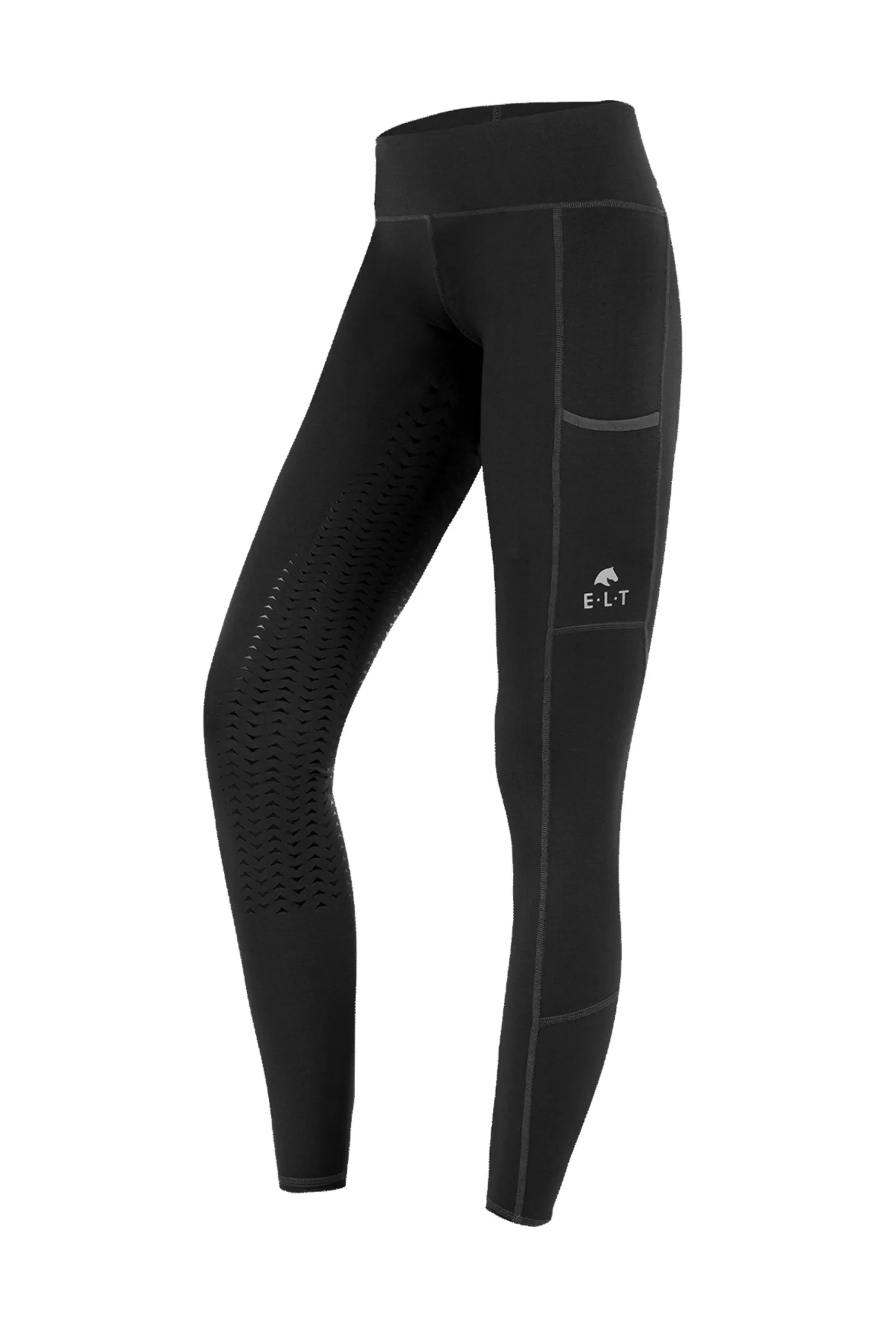 Riding Tights*elt Ella Women'S Full Grip Thermo Riding Tights Black