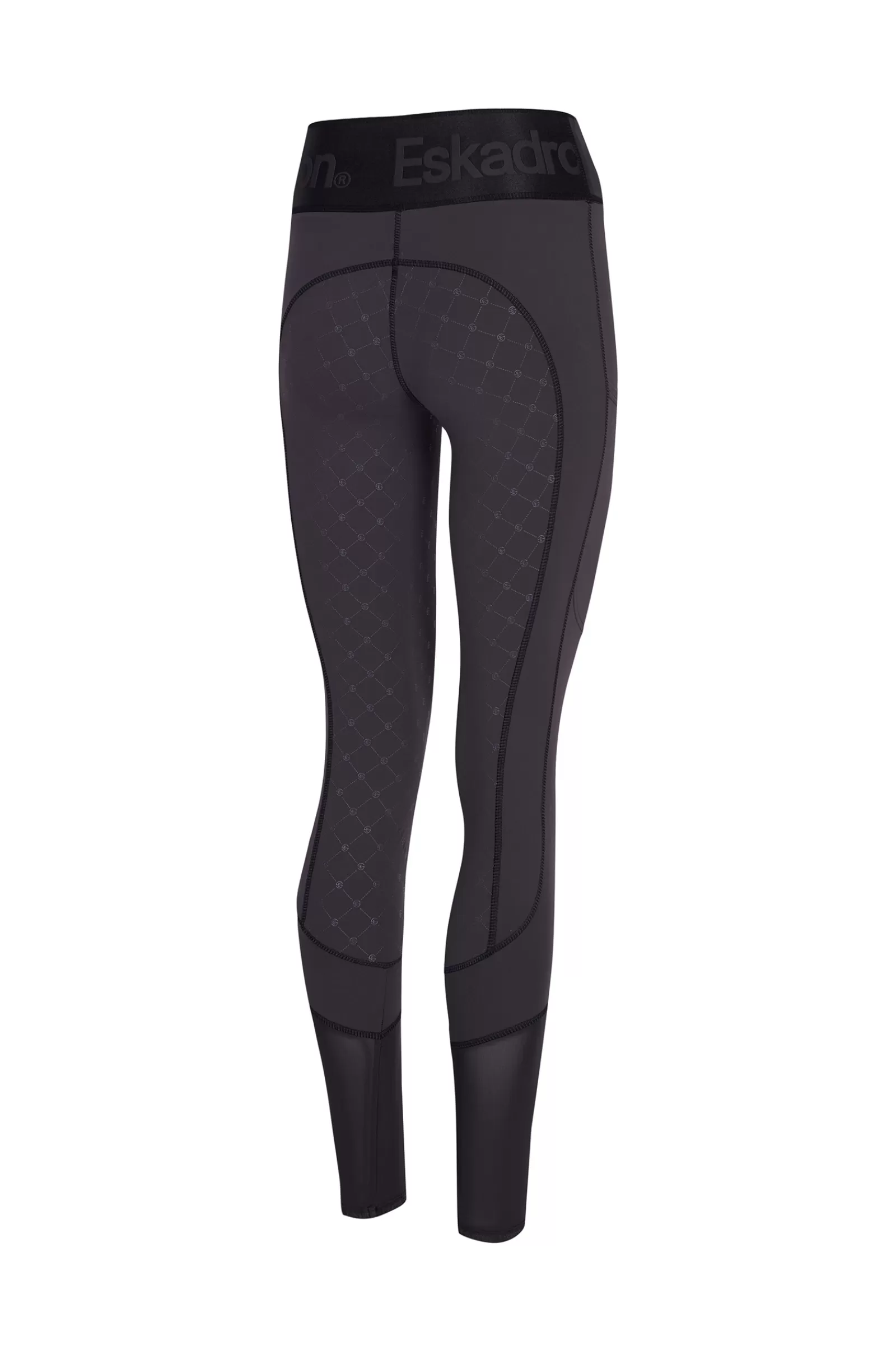 Riding Tights*eskadron Fanatics Ss23 Dynamic Full Grip Riding Tights Dark Grey