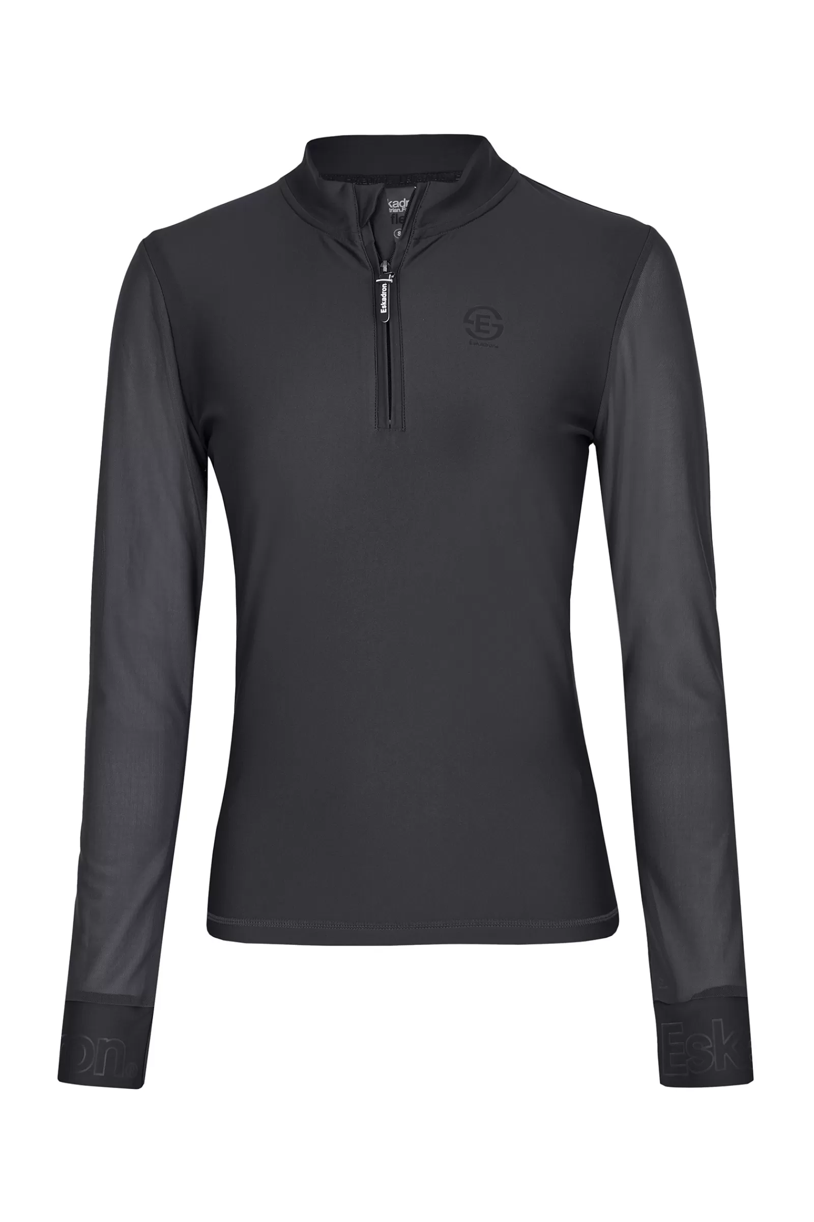 Tops & T-Shirts*eskadron Fanatics Ss23 Women'S Halz Zip Longsleeve Dark Grey