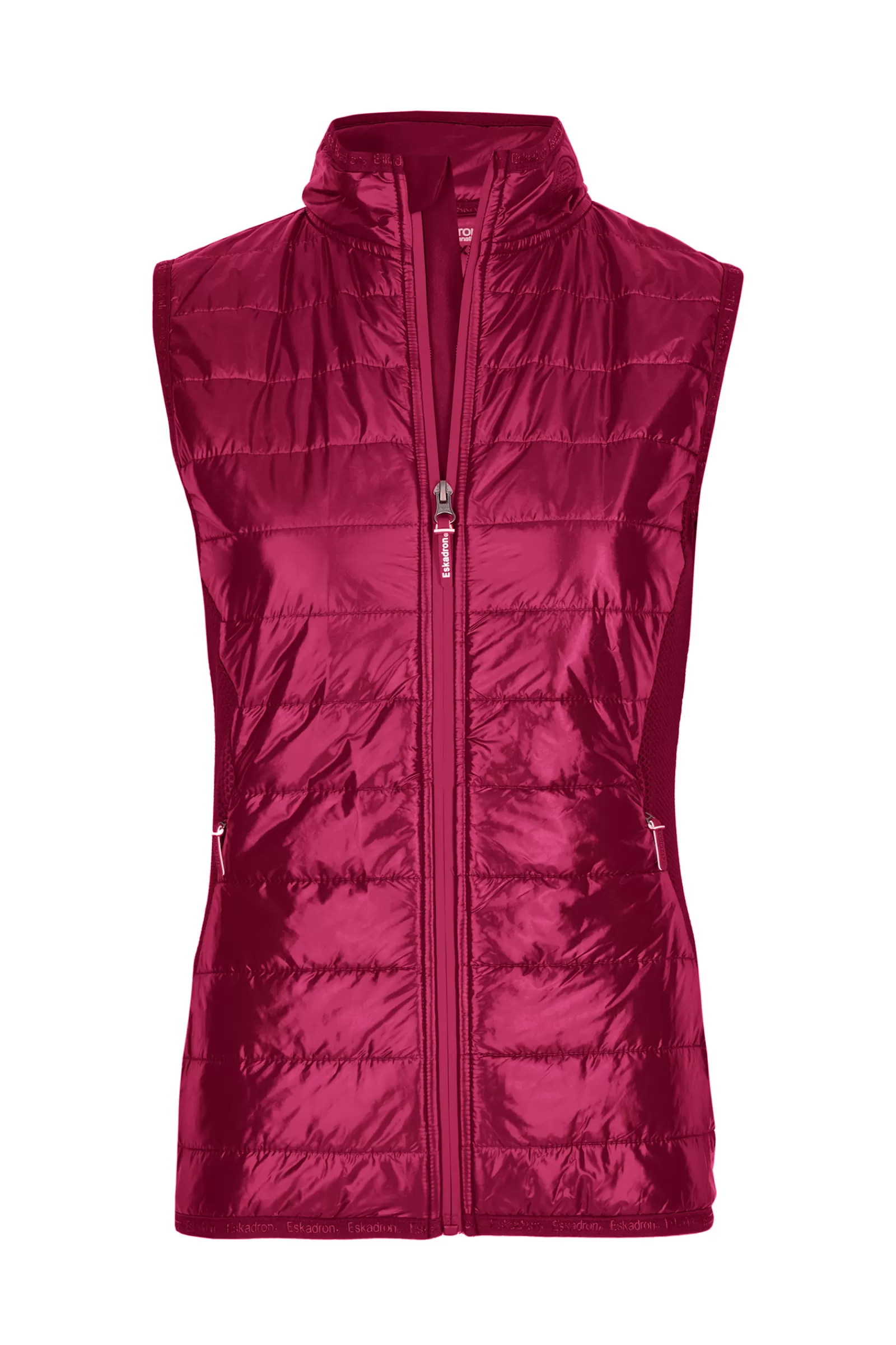 Coats & Jackets*eskadron Fanatics Ss23 Women'S Quilt Waistcoat Beetroot Pink