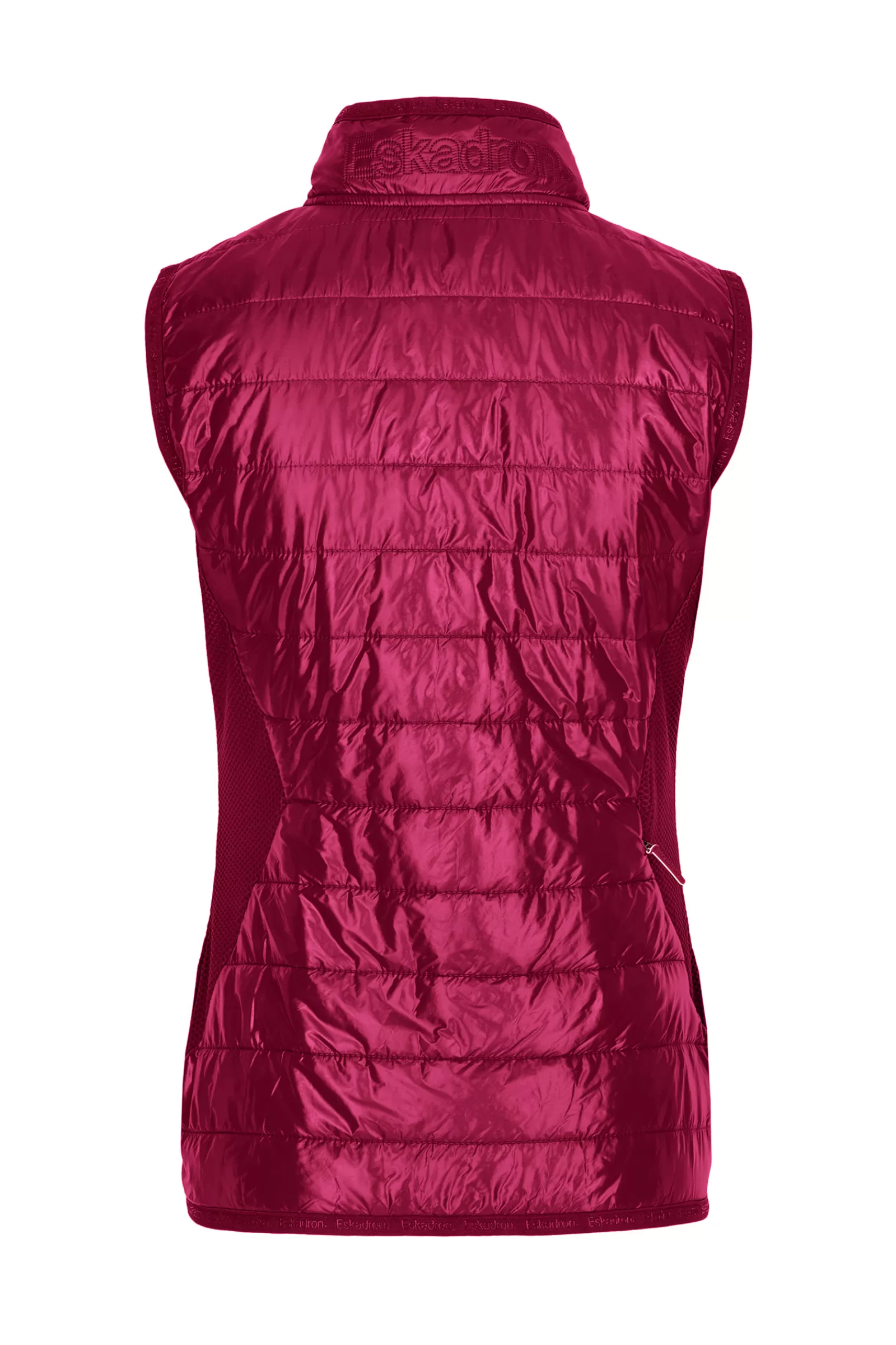 Coats & Jackets*eskadron Fanatics Ss23 Women'S Quilt Waistcoat Beetroot Pink