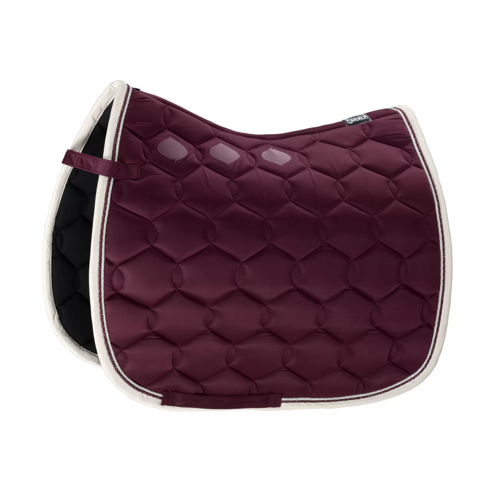 eskadron Glossy Wave Contrast Dressage Saddle Pad> Dressage Saddle Pads