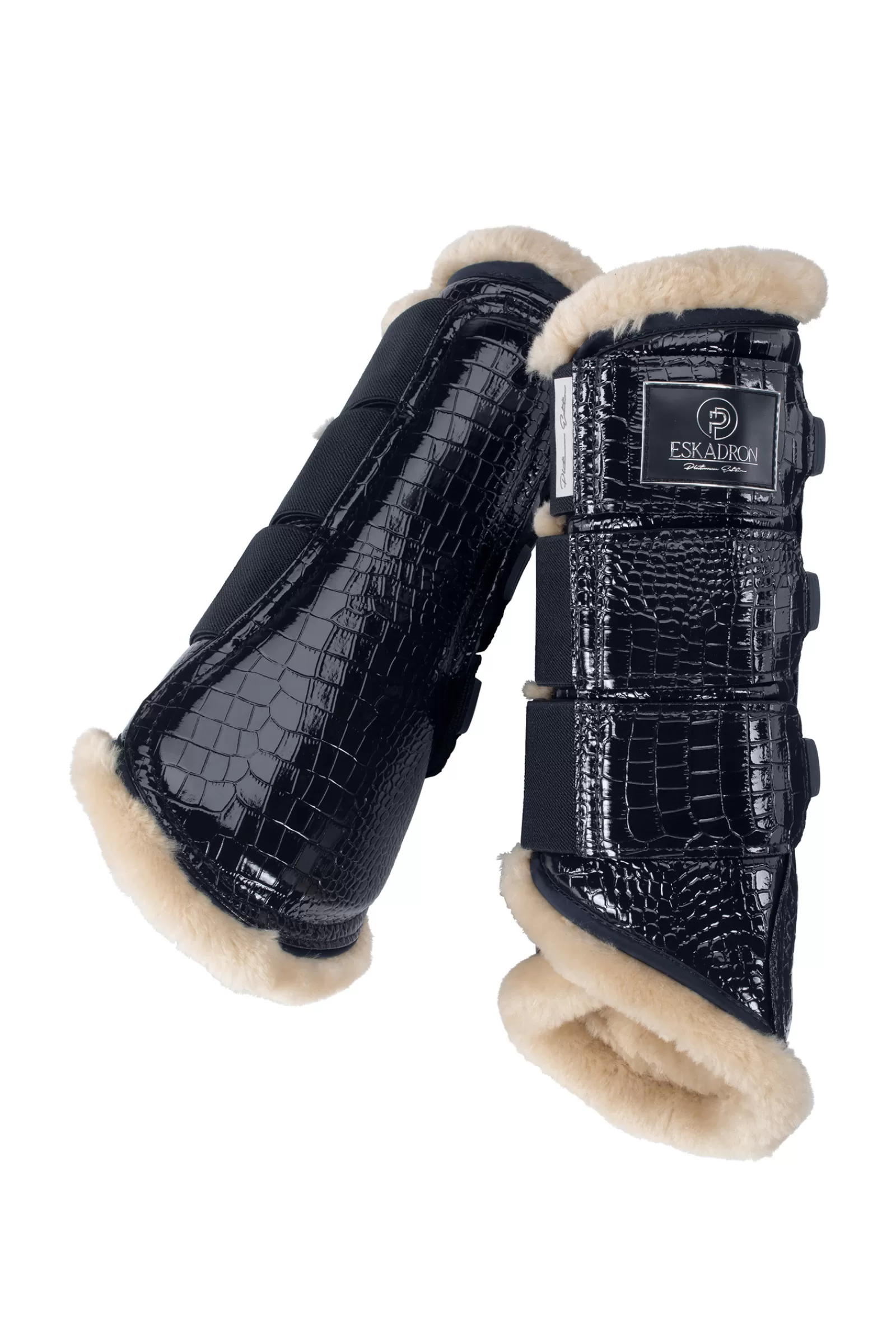 eskadron Platinum 22 Croco Fauxfur Tendon Boots> Horse Boots