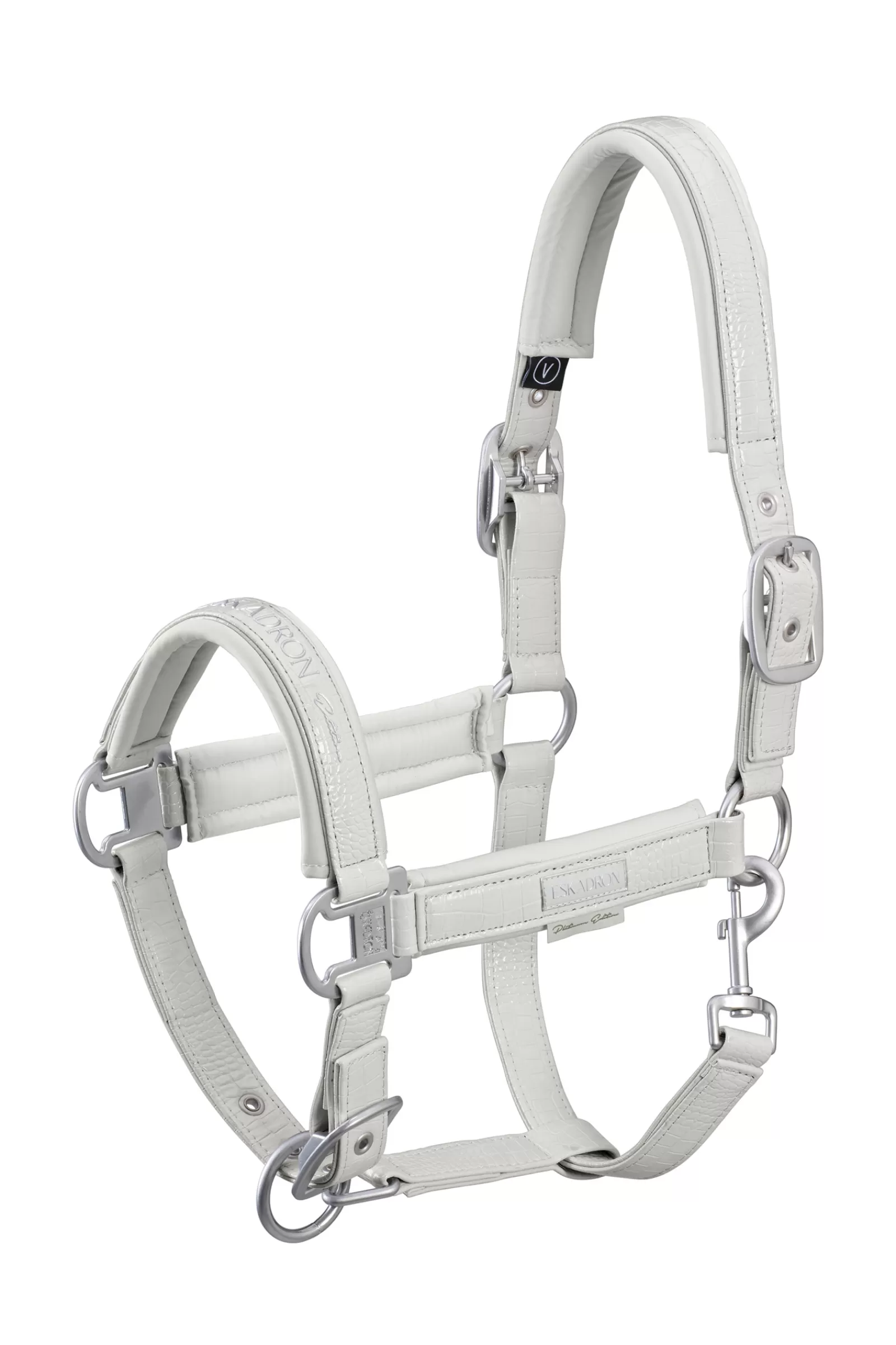 eskadron Platinum 22 Doublepin Croco Headcollar> Headcollars & Halters