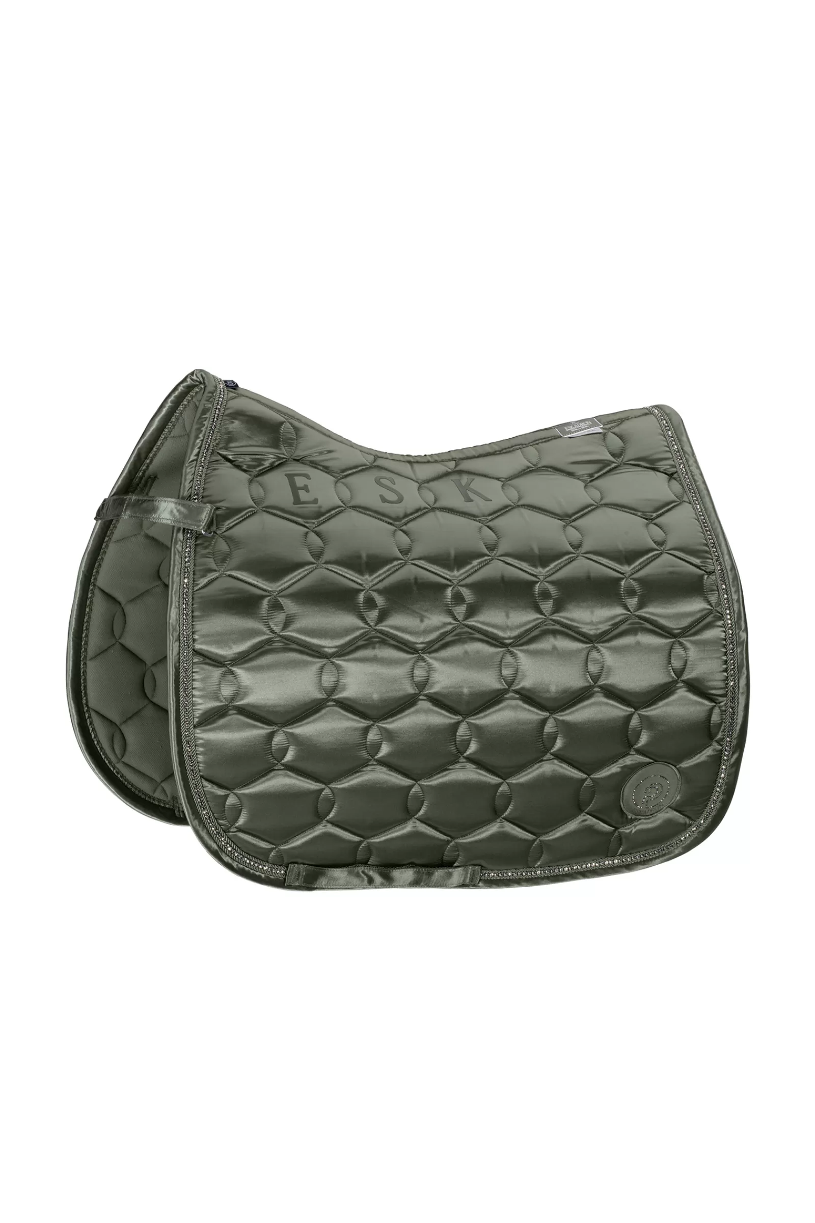 eskadron Platinum 22 Satin Crystal Dressage Saddle Pad> Dressage Saddle Pads