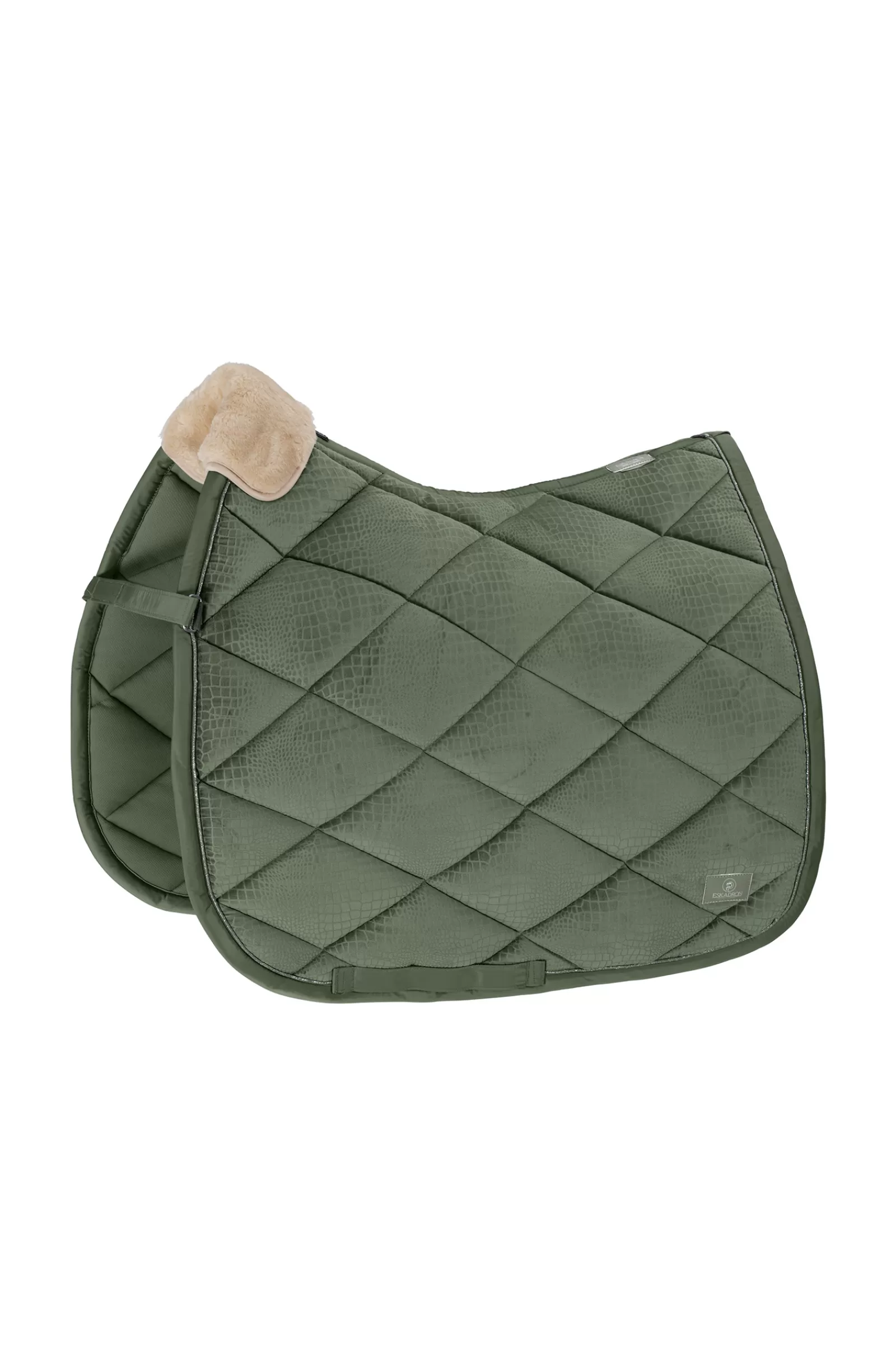 eskadron Platinum 22 Velvet Croco Dressage Saddle Pad> Dressage Saddle Pads