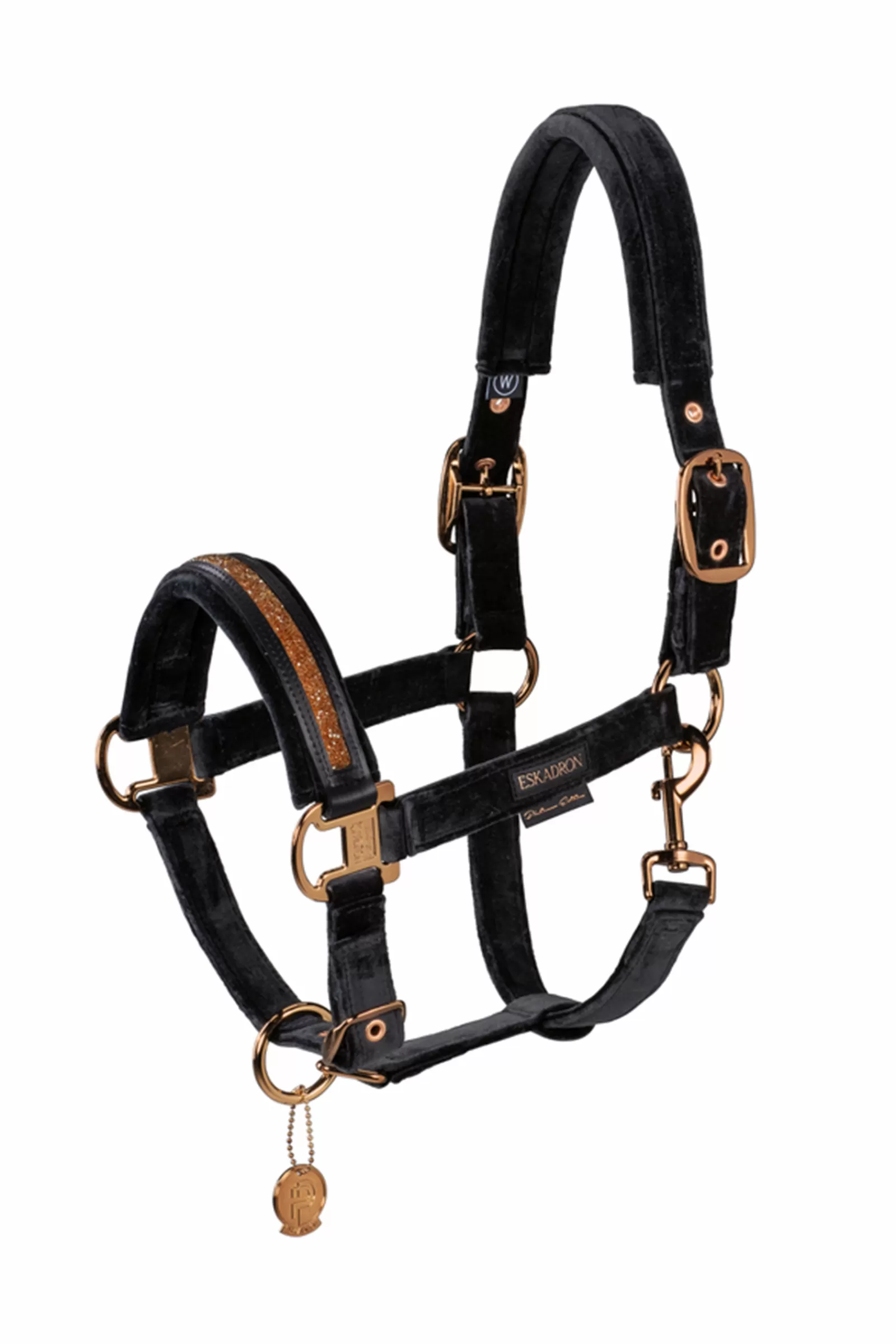 eskadron Platinum 23 Double Pin Velvet Jewel Headcollar> Headcollars & Halters