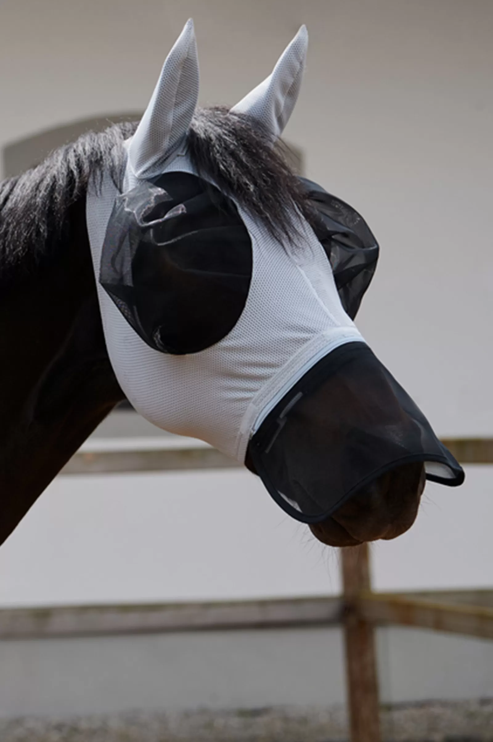 eskadron Platinum 23 Dynairmesh Pro Detach Fly Mask> Fly Masks & Fringes