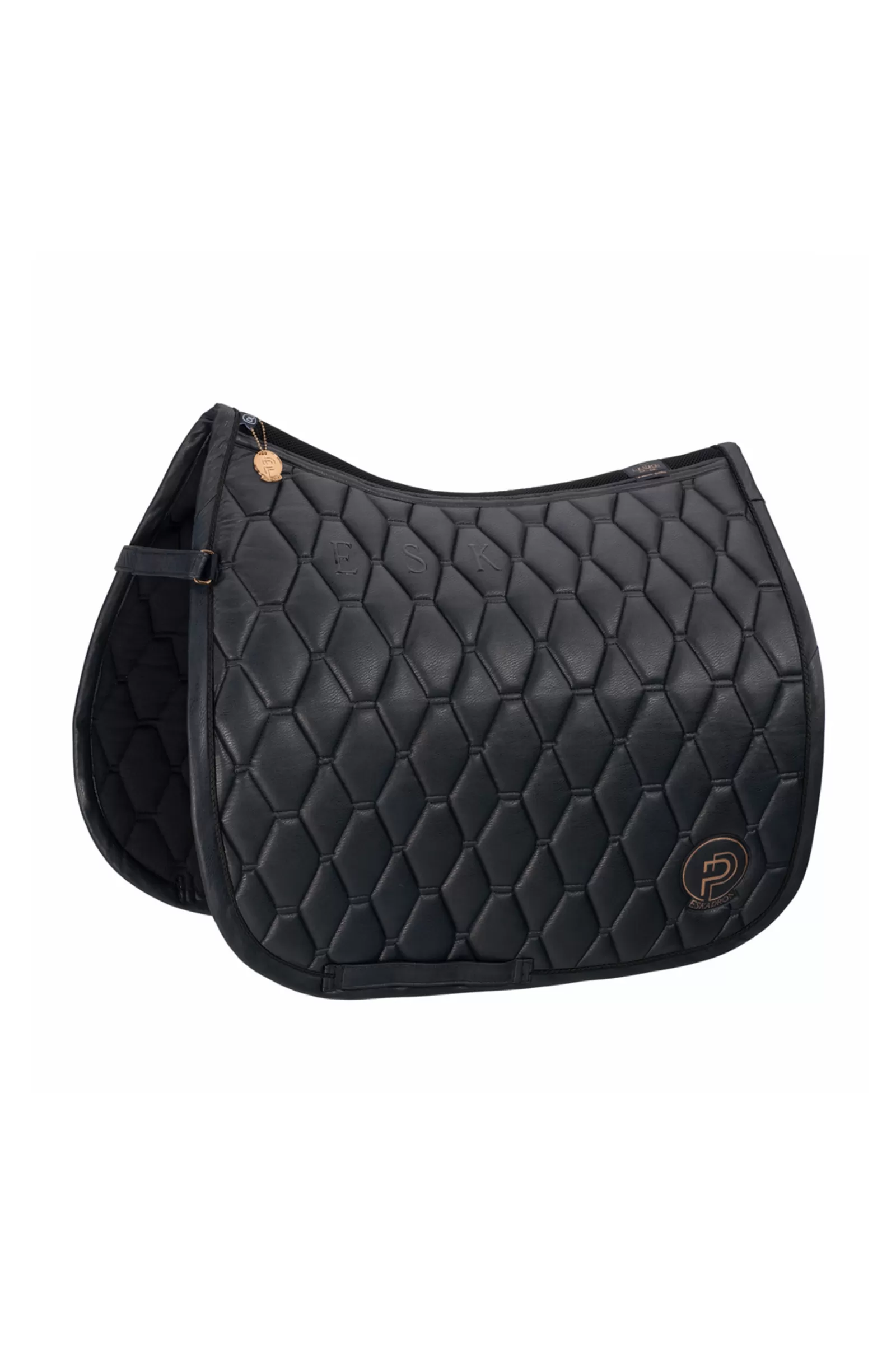 eskadron Platinum 23 Metallic Faux Leather Dressage Saddle Pad> Dressage Saddle Pads