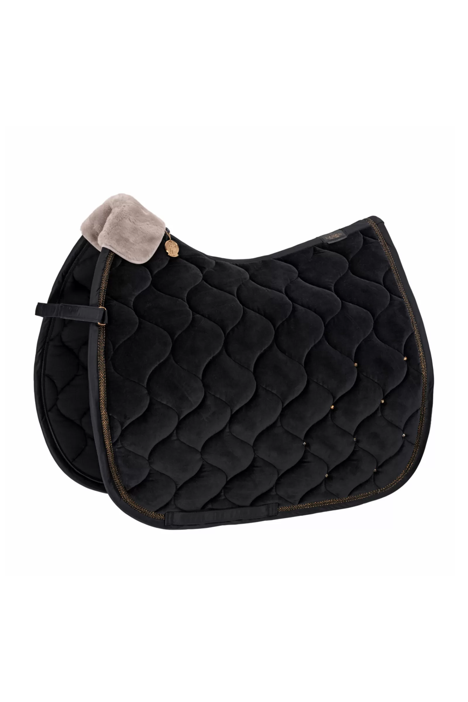 eskadron Platinum 23 Velvet Crystal Dressage Saddle Pad> Dressage Saddle Pads