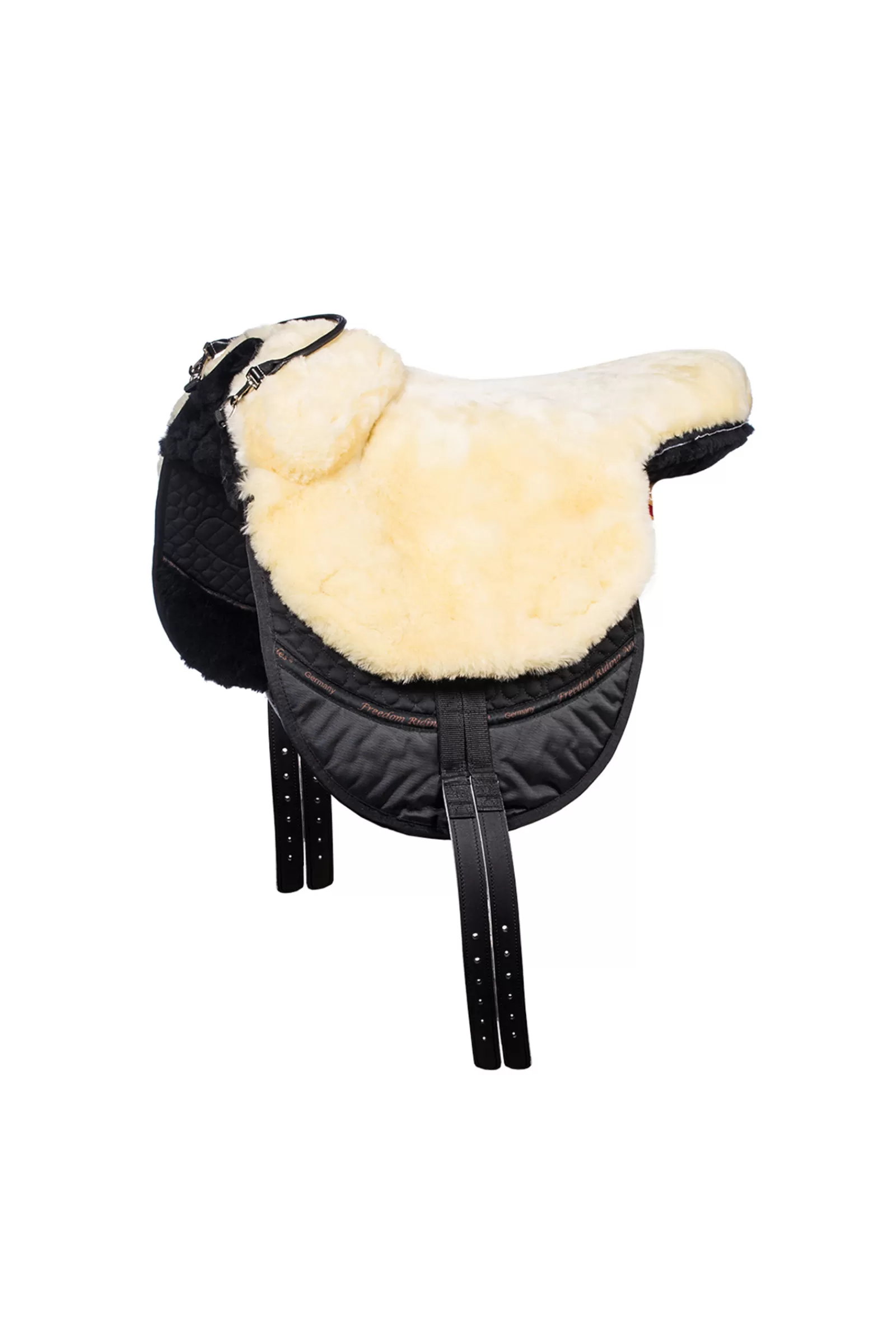 fra Macon Extra Merino Bareback Pad, Knee Rolls & Inlays, S> Saddles