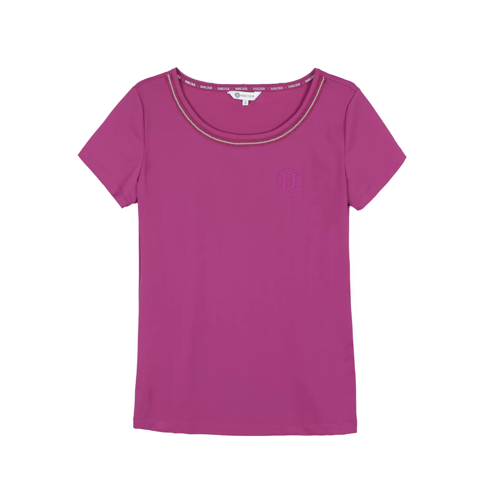 Tops & T-Shirts*harcour Arcachon Women'S T-Shirt Burgundy Dark Red