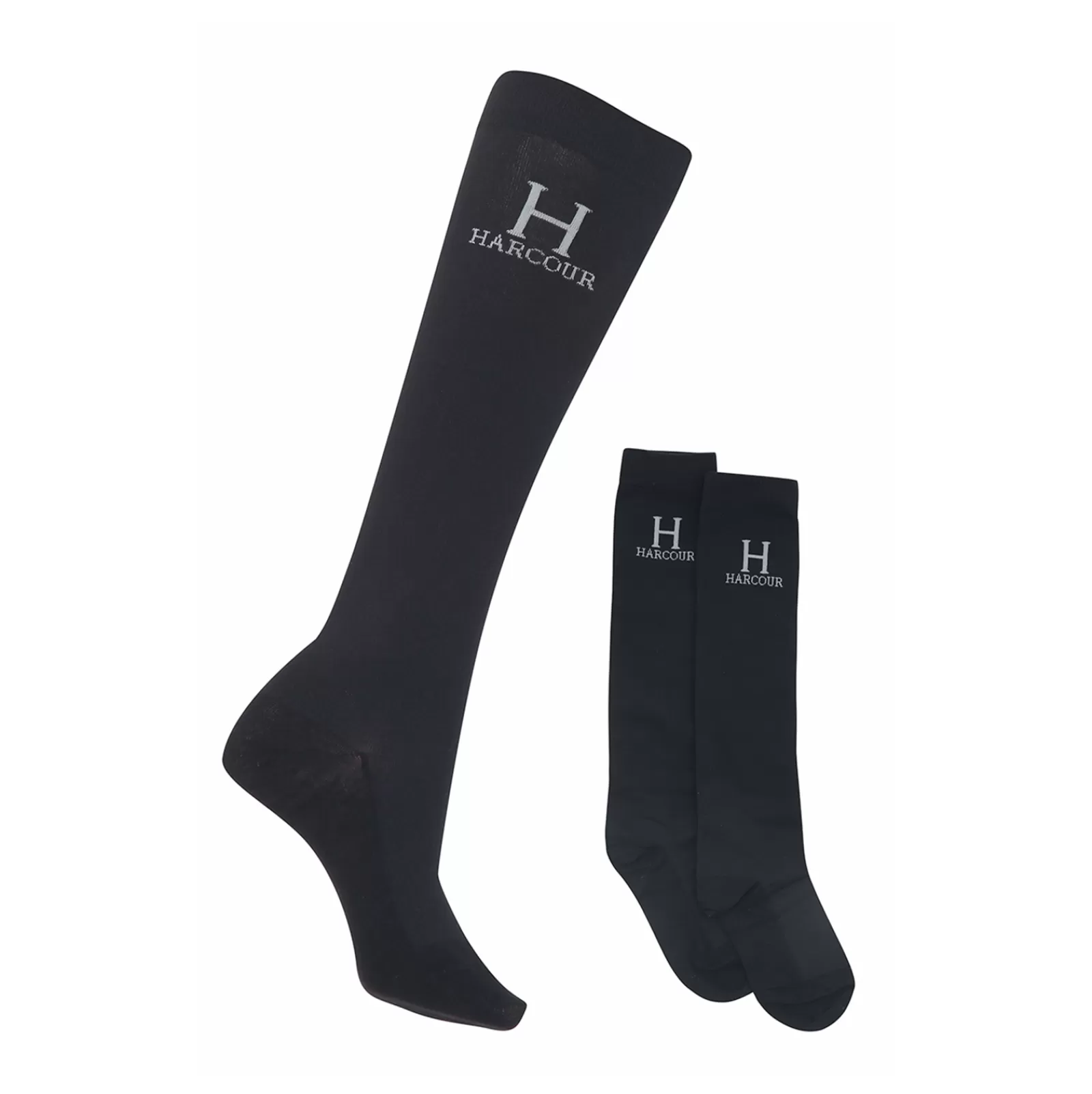 Riding Socks*harcour Badminton Riding Socks Black