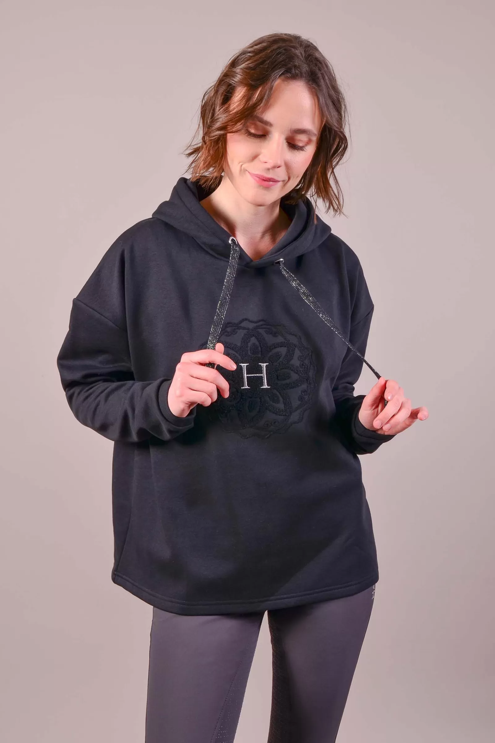 Riding Jumpers & Fleeces*harcour Swity Women'S Hoodie Black