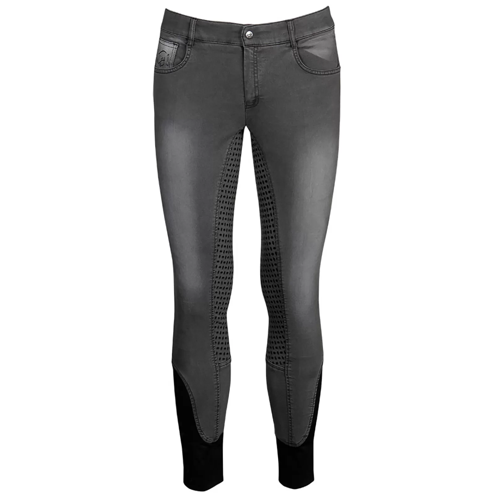 Jodhpurs & Breeches*harryshorse Harry'S Horse Children'S Breeches Liciano Denim Full Grip Black