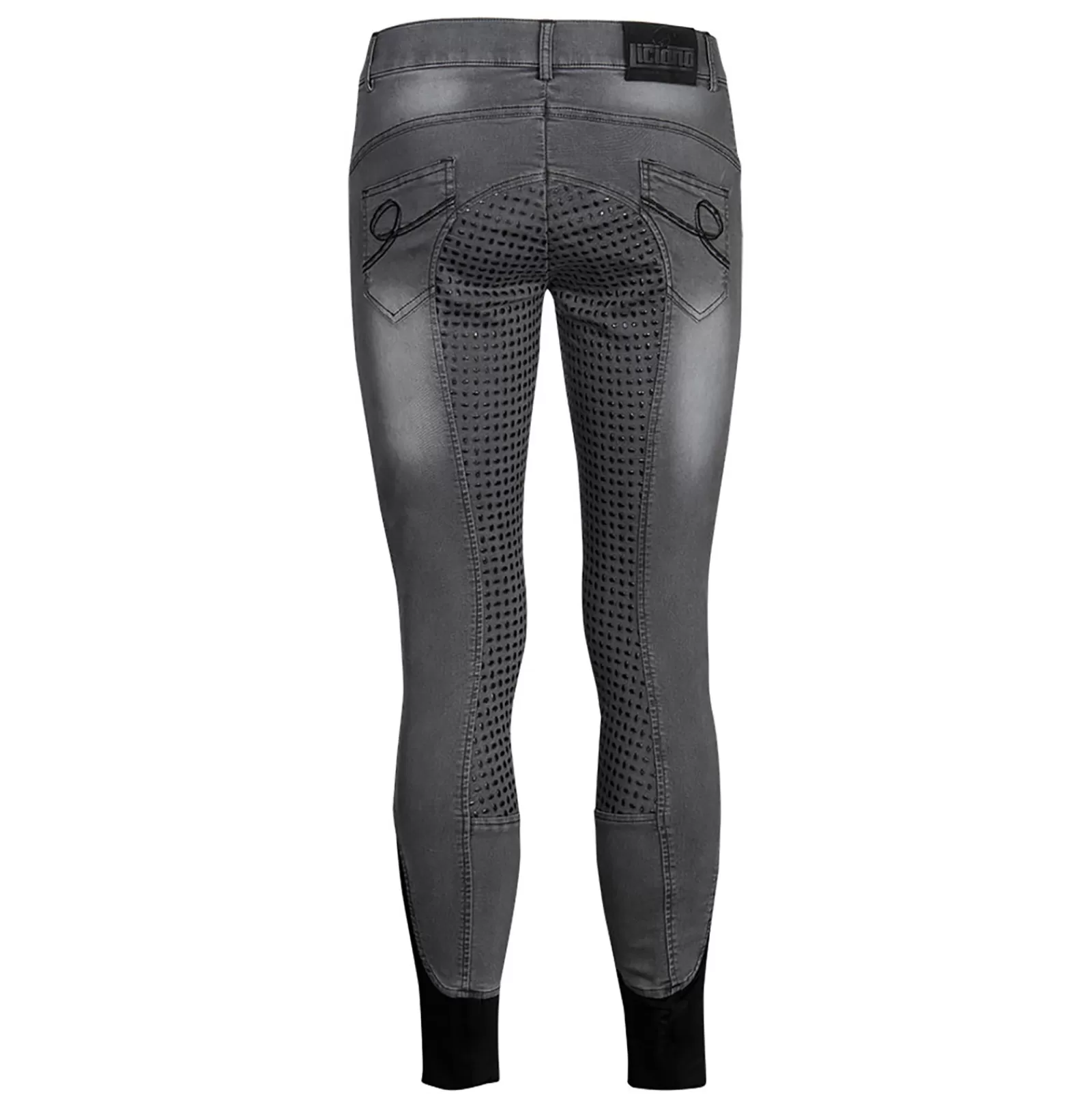 Jodhpurs & Breeches*harryshorse Harry'S Horse Children'S Breeches Liciano Denim Full Grip Black