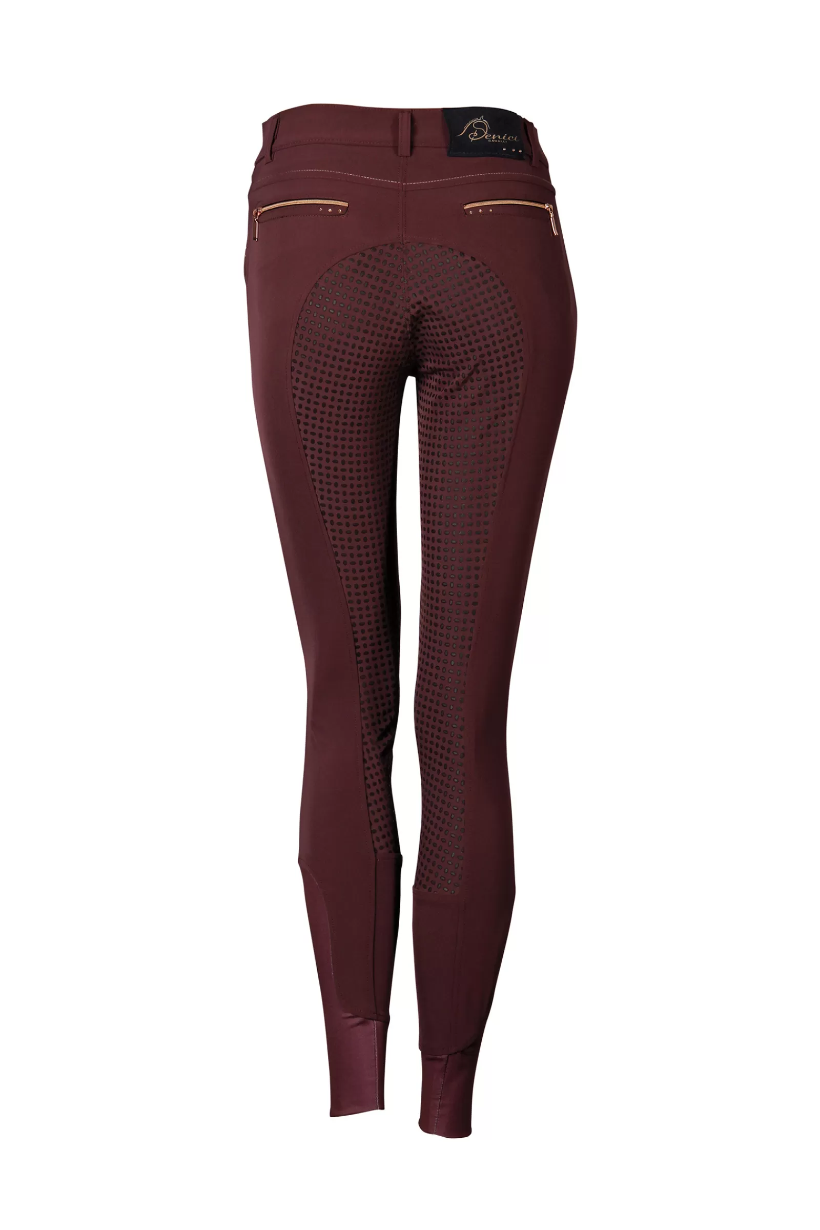 Full Seat Breeches*harryshorse Harry'S Horse Denici Cavalli Maroon Women'S Full Grip Breeches Burgundy Dark Red