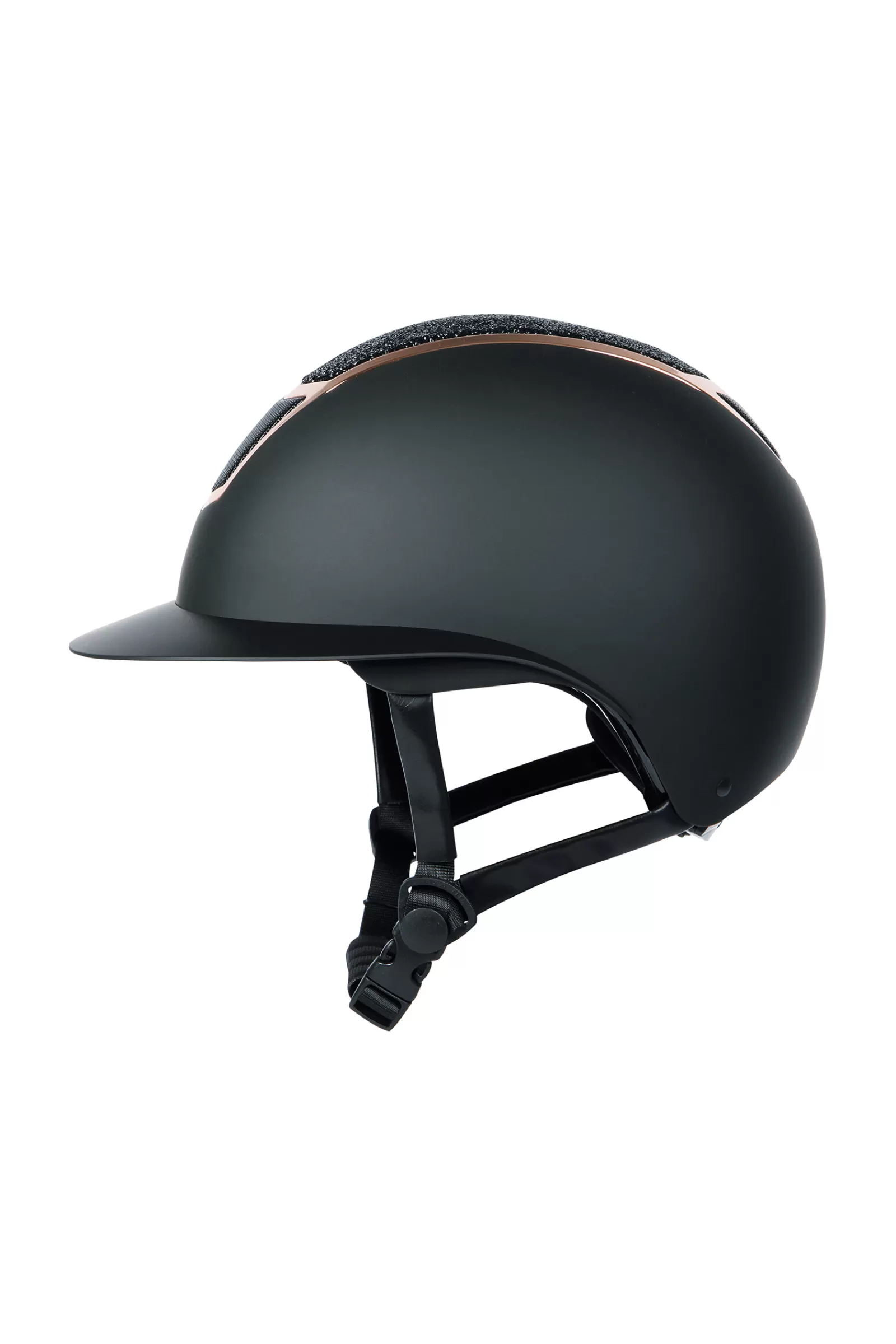 Riding Hats & Helmets*harryshorse Harry'S Horse Mont Blanc Sparkle Riding Helmet Black/Rose Gold