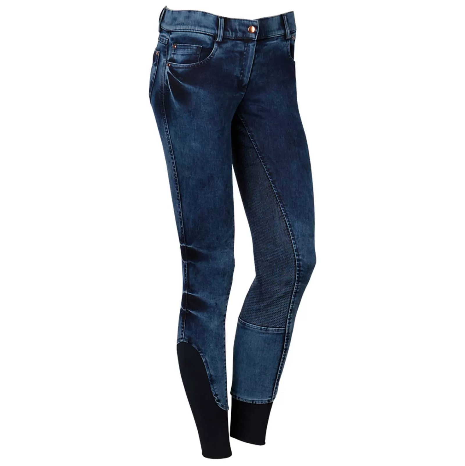 Full Seat Breeches*harryshorse Harry'S Horse Novi Women'S Denim Full Grip Breeches Dress Dark Blue