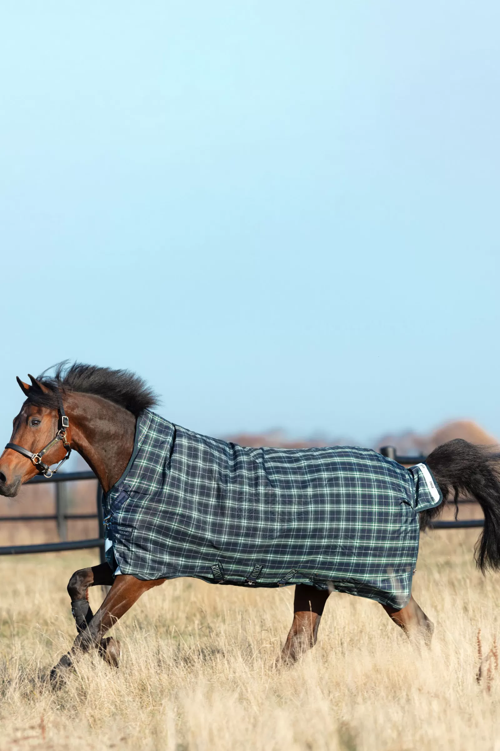 horseware Rhino Wug Turnout Rug With High Neck, 100G> Lightweight Turnout Rugs