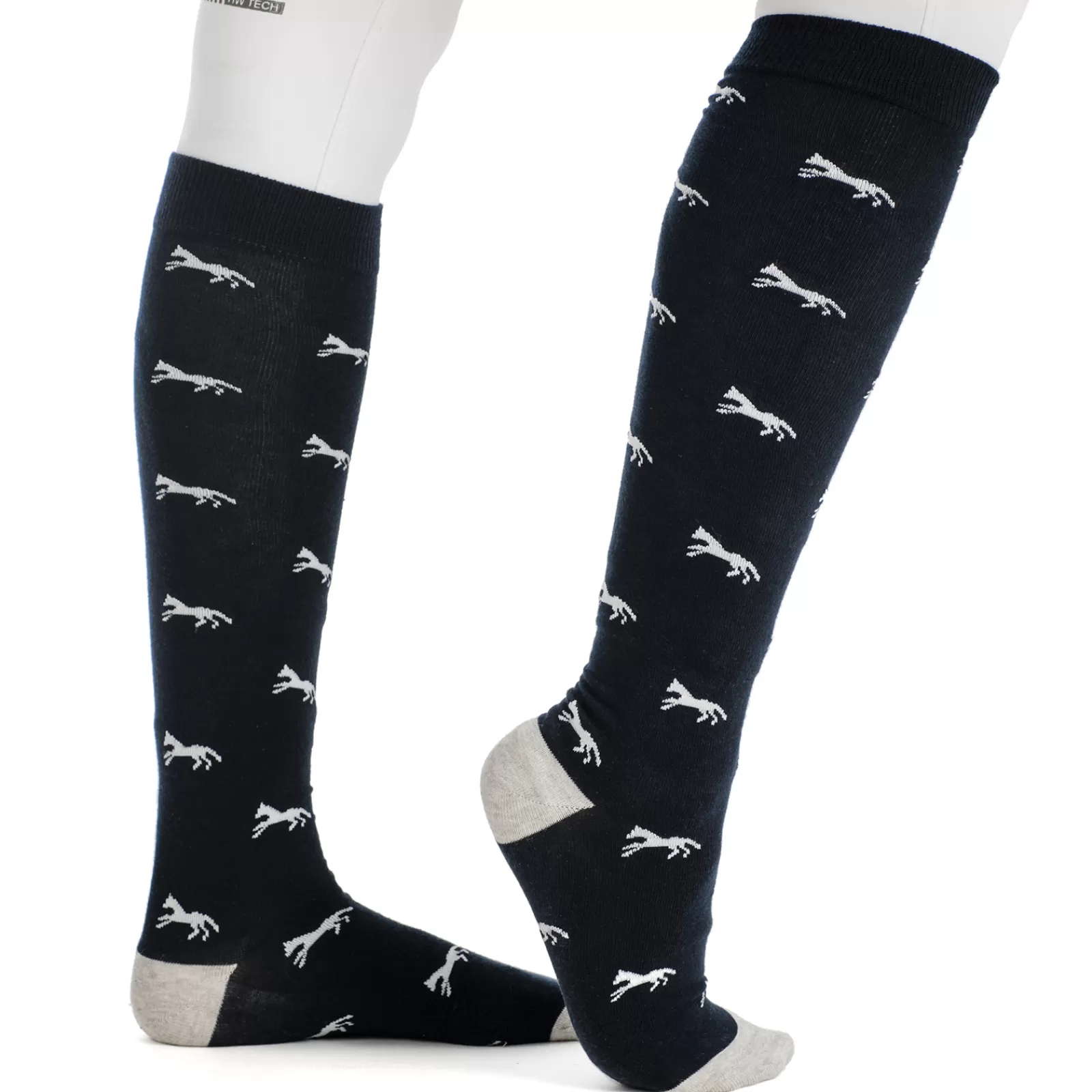 Riding Socks*horseware Signature Knee Socks Db/Ab