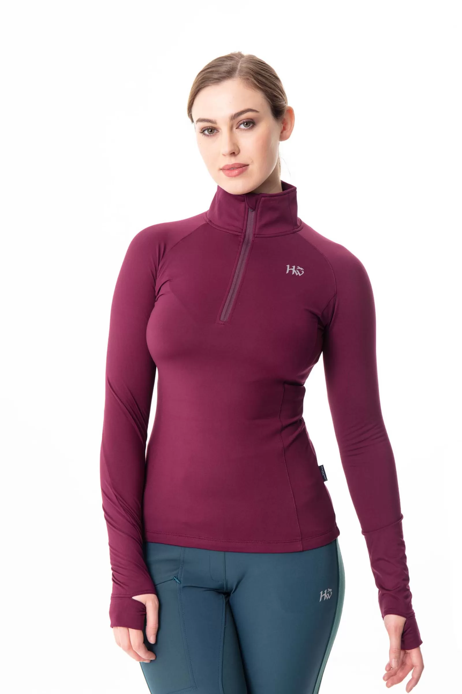 Tops & T-Shirts*horseware Thea Tech Quarter Zip Fleece Beetroot Pink