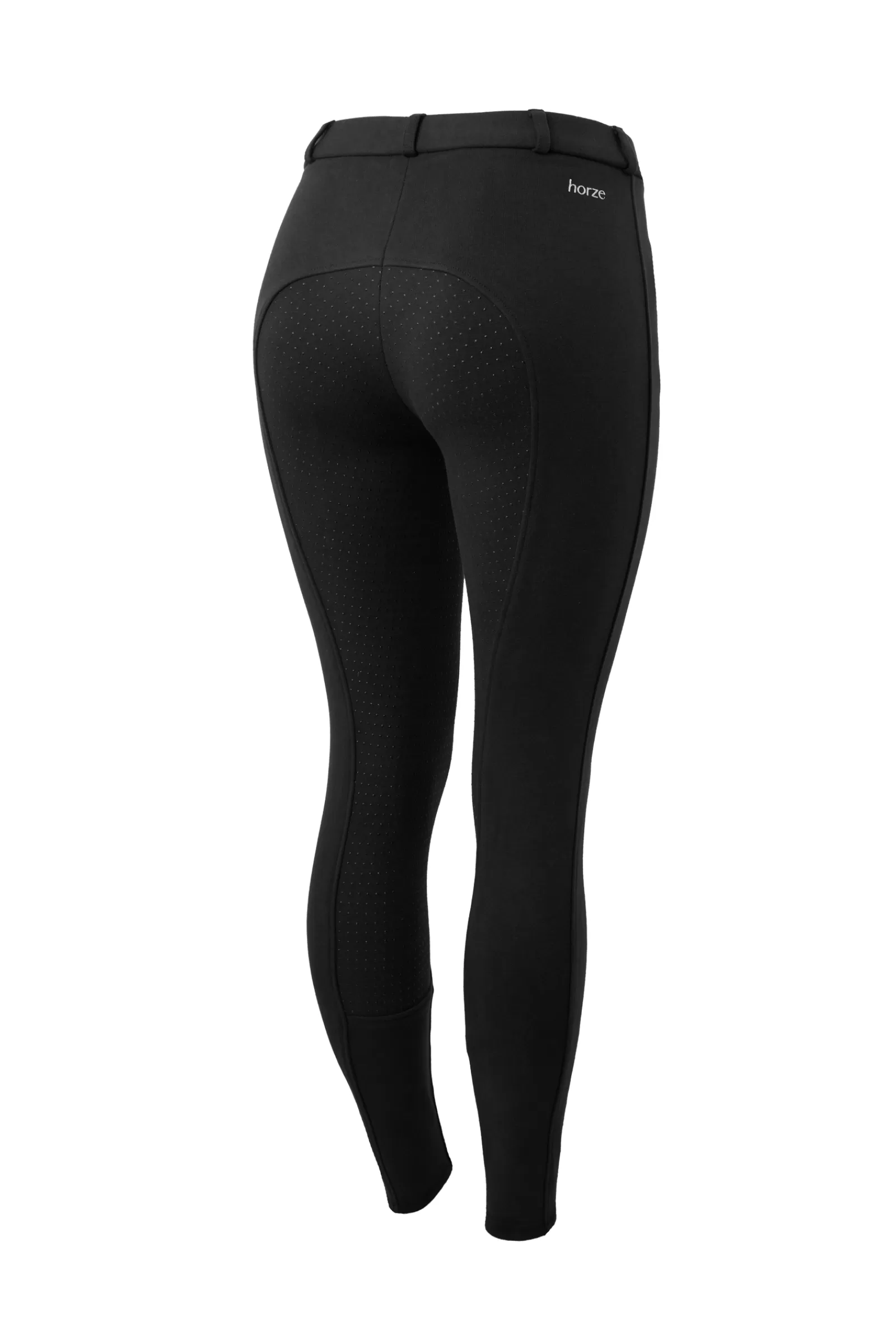 Full Seat Breeches*horze Active Women'S Silicone Full Seat Breeches Black