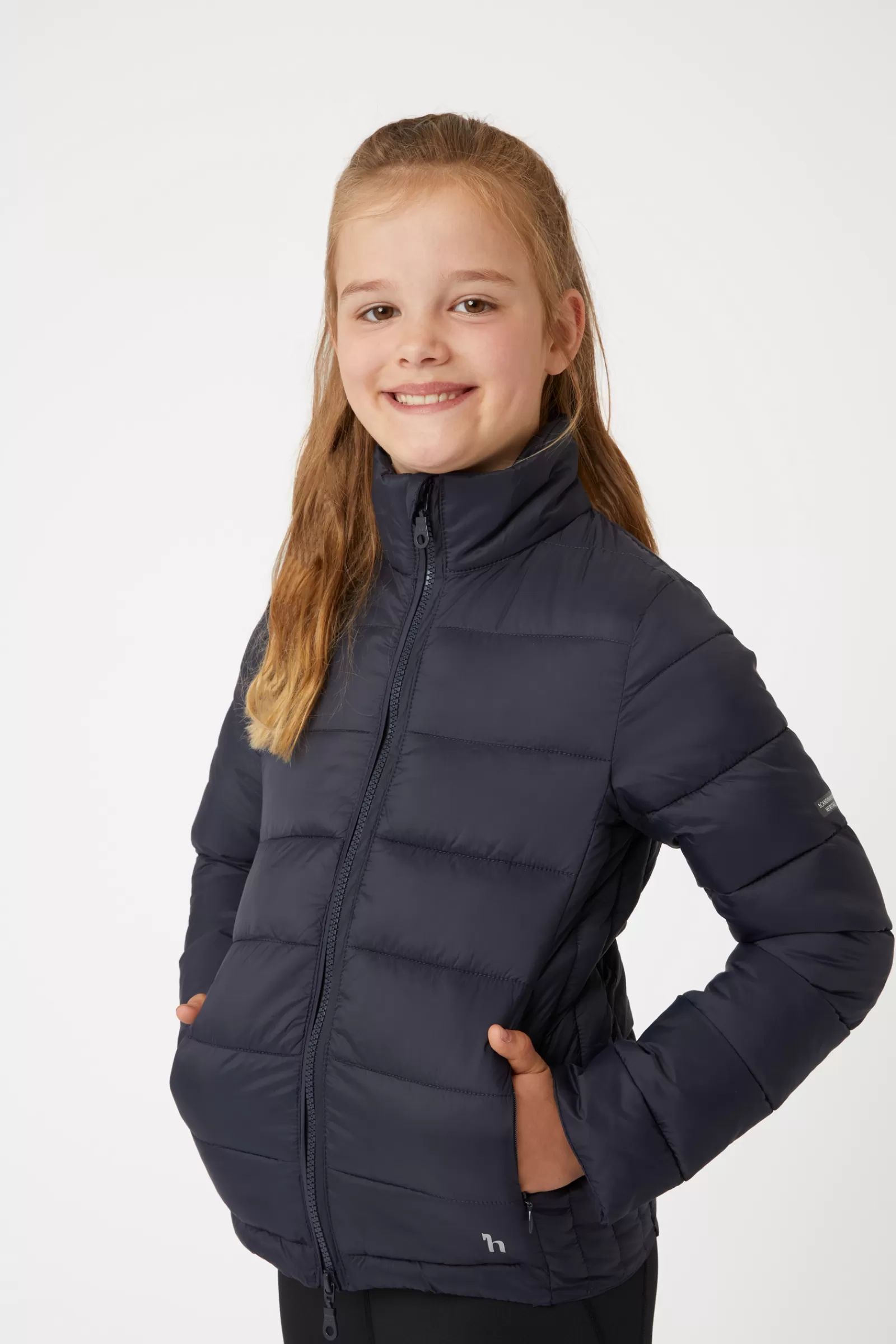 Riding Jackets & Gilets*horze Alicia Kids Lightweight Padded Club Riding Jacket Dark Navy