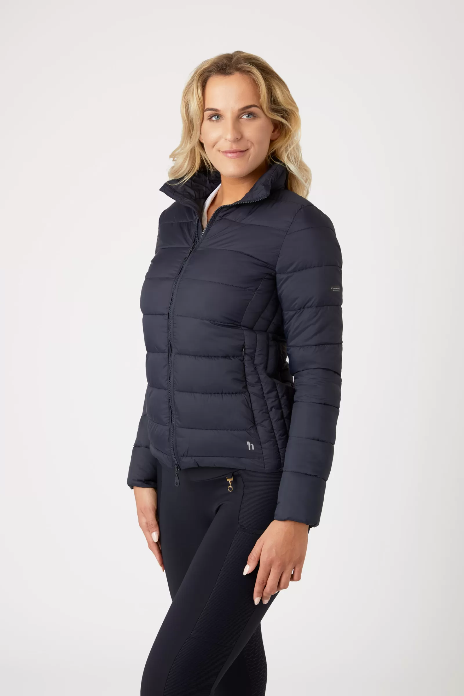 Coats & Jackets*horze Alicia Women'S Lightweight Padded Club Riding Jacket Dark Navy