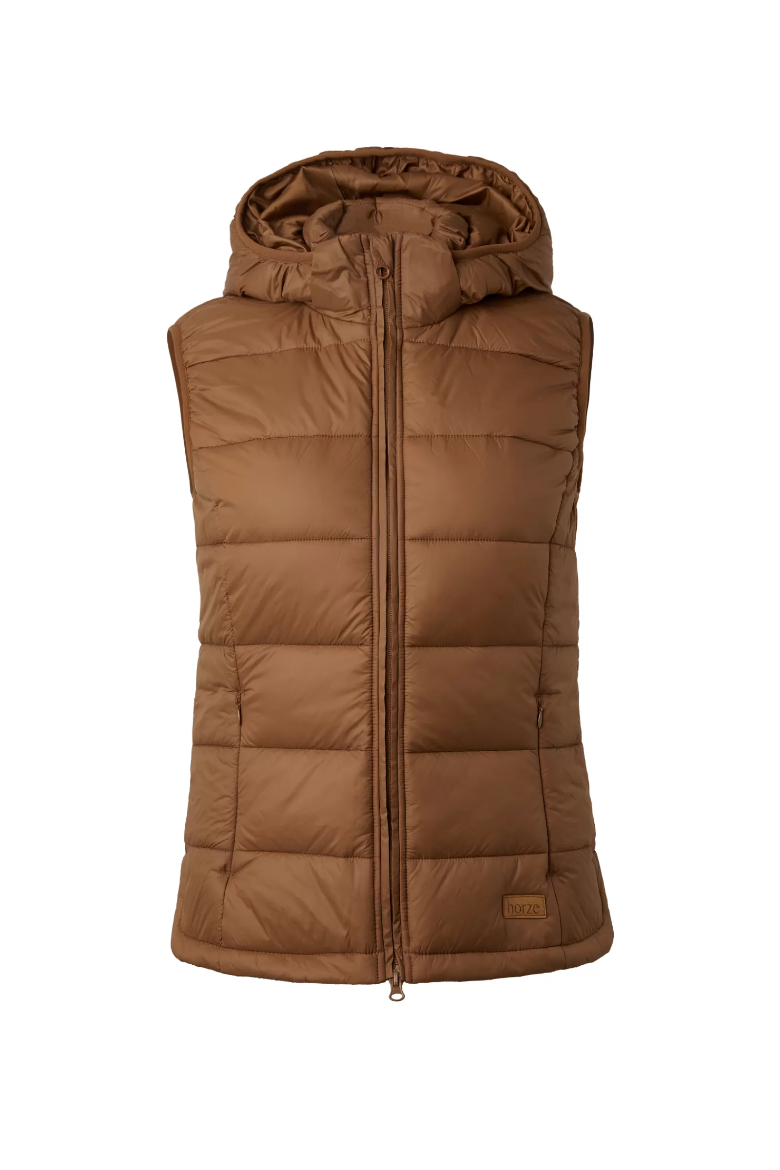 Coats & Jackets*horze Anne Women'S Padded Riding Riding Vest Caramel Cafe