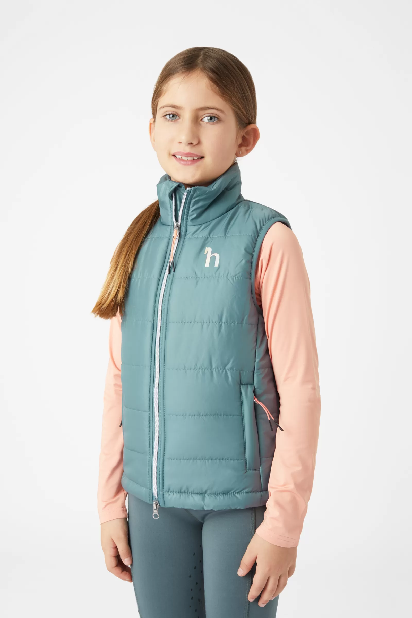 Riding Jackets & Gilets*horze Bella Kids' Lightweight Padded Riding Vest Goblin Blue