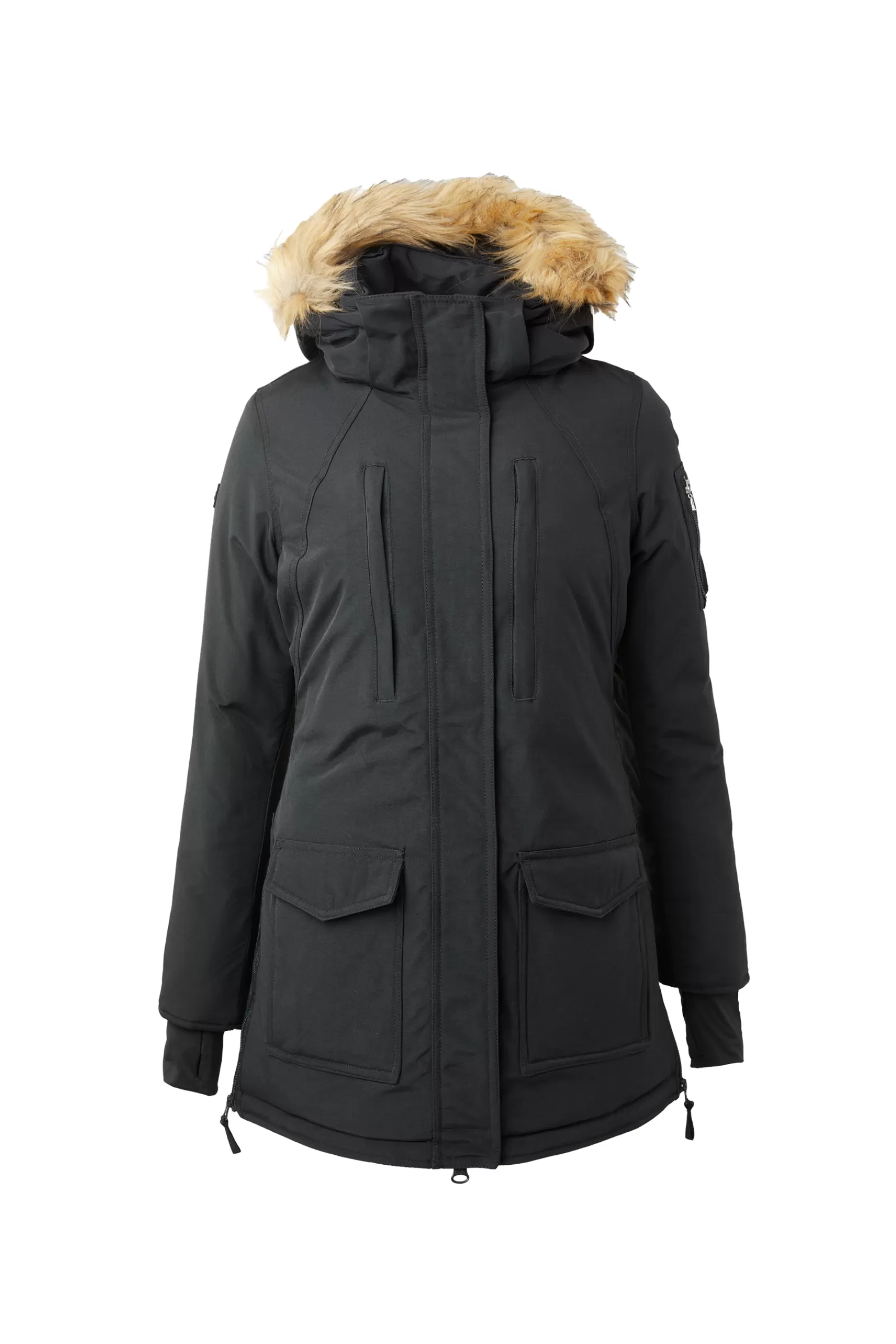 Coats & Jackets*horze Brooke Women'S Long Parka Riding Jacket Black