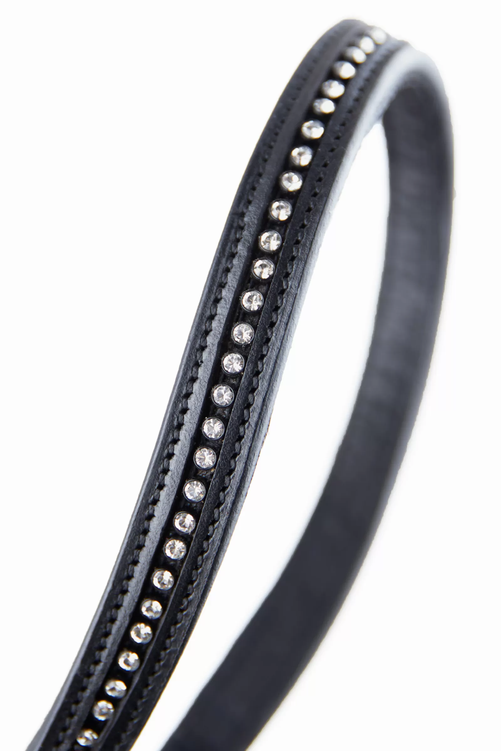 horze Budapest Browband With Swarovski Crystals> Browbands