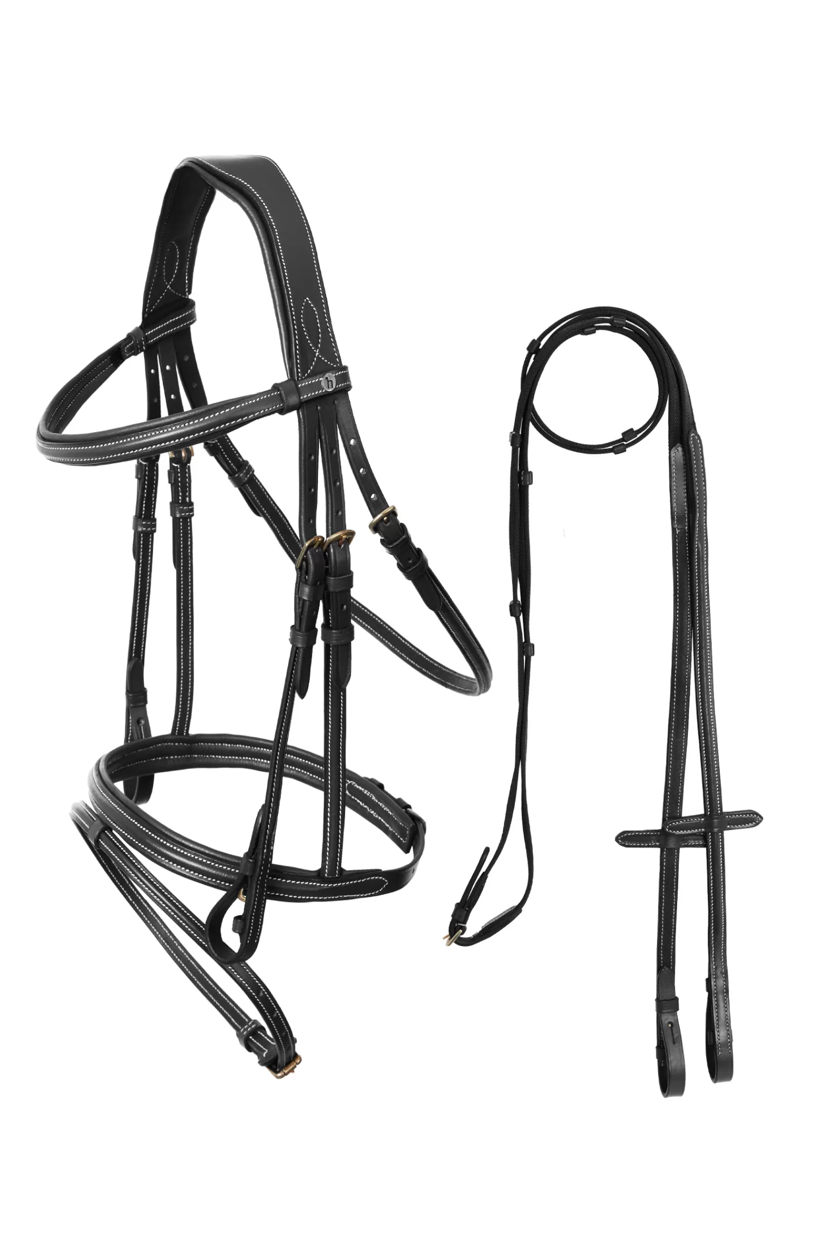 horze Buxton Anatomic Bridle With Reins> Bridles & Nosebands